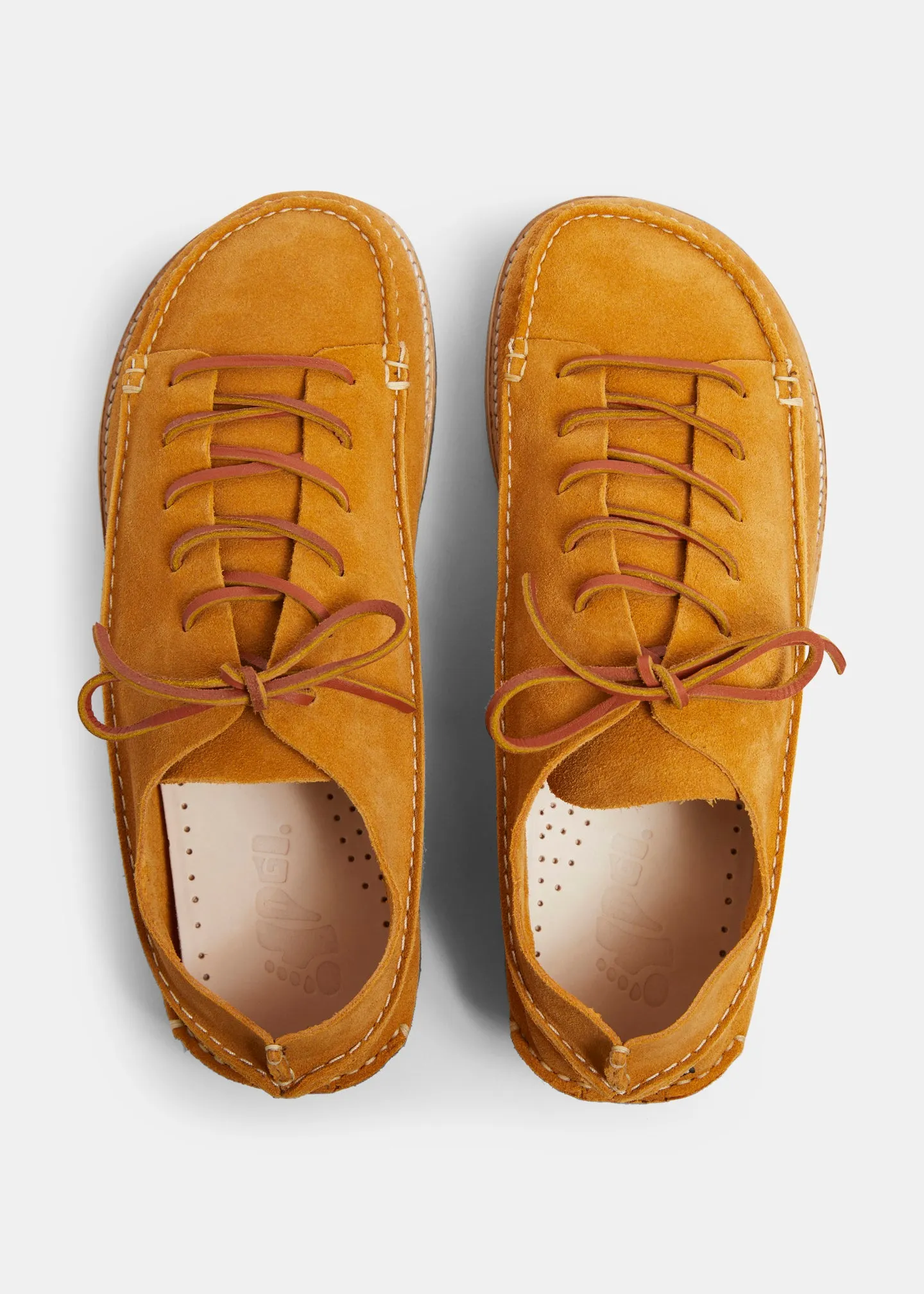 Yogi Finn Suede Lace Up shoe on Crepe Outsole Tumeric sold by Eat Dust product image thumbnail 2