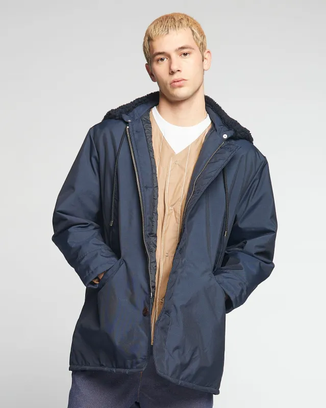 Artic Parka Nylon Navy made by Eat Dust