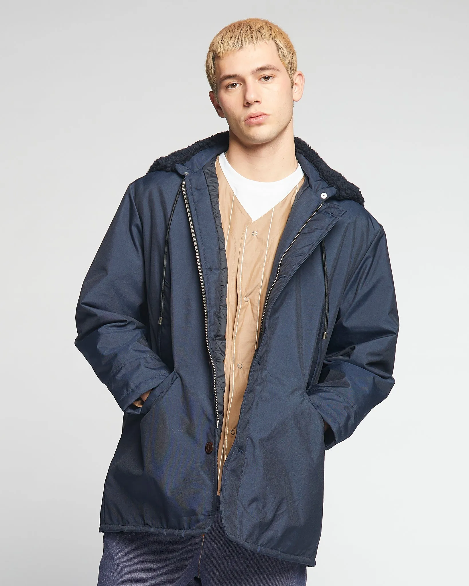 Artic Parka Nylon Navy sold by Eat Dust