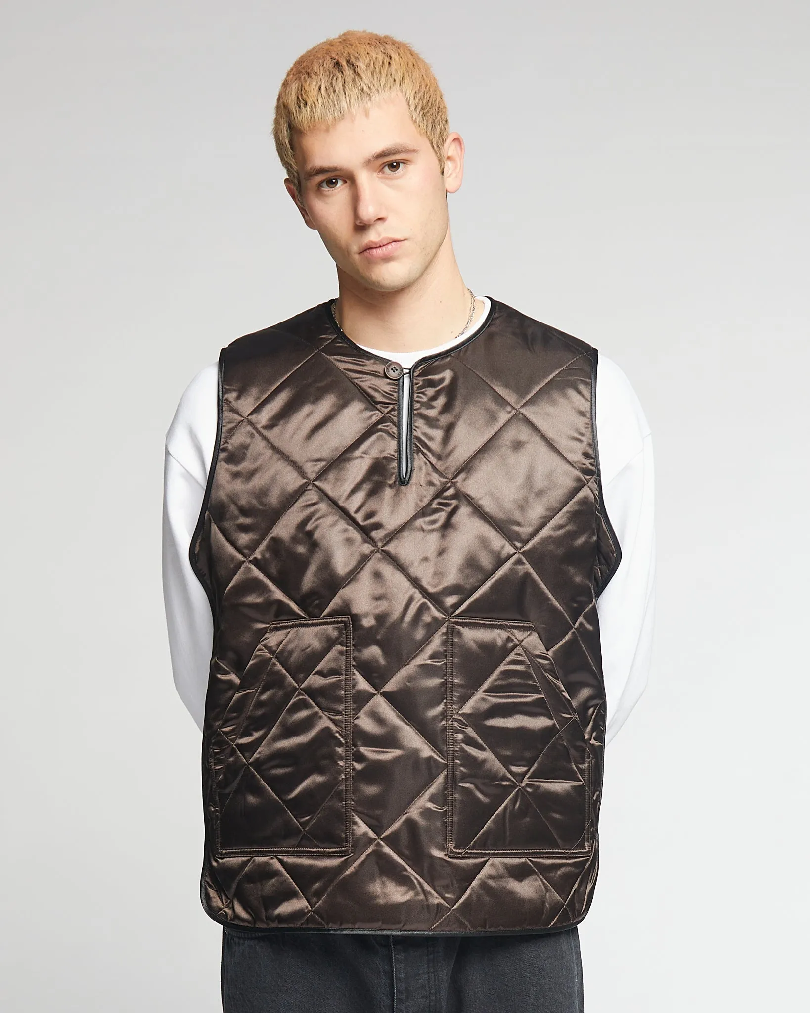 Armor Vest Diamond Quilt Brown sold by Eat Dust product image thumbnail 5