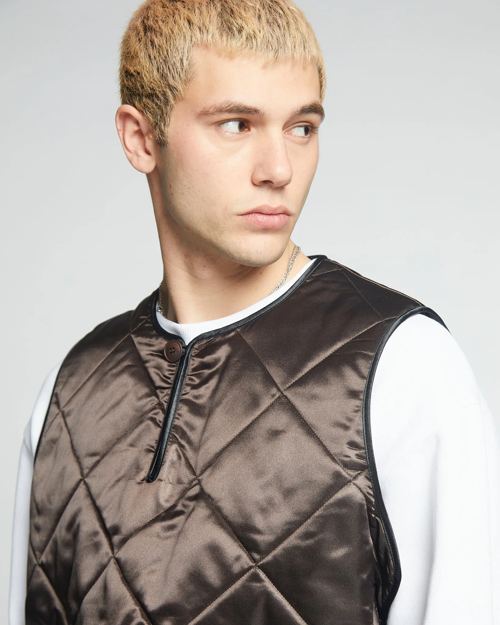 Armor Vest Diamond Quilt Brown sold by Eat Dust product image thumbnail 3