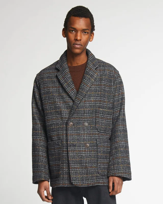 Blazer Glasgow Check Navy made by Eat Dust