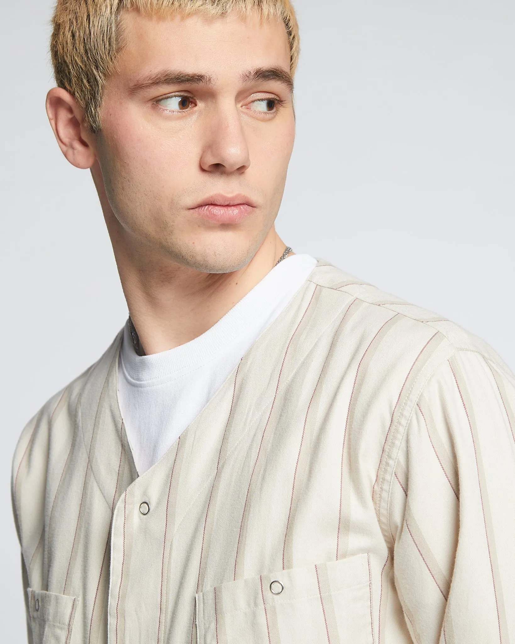 Field Shirt Brushed Stripes Mastik sold by Eat Dust product image thumbnail 3