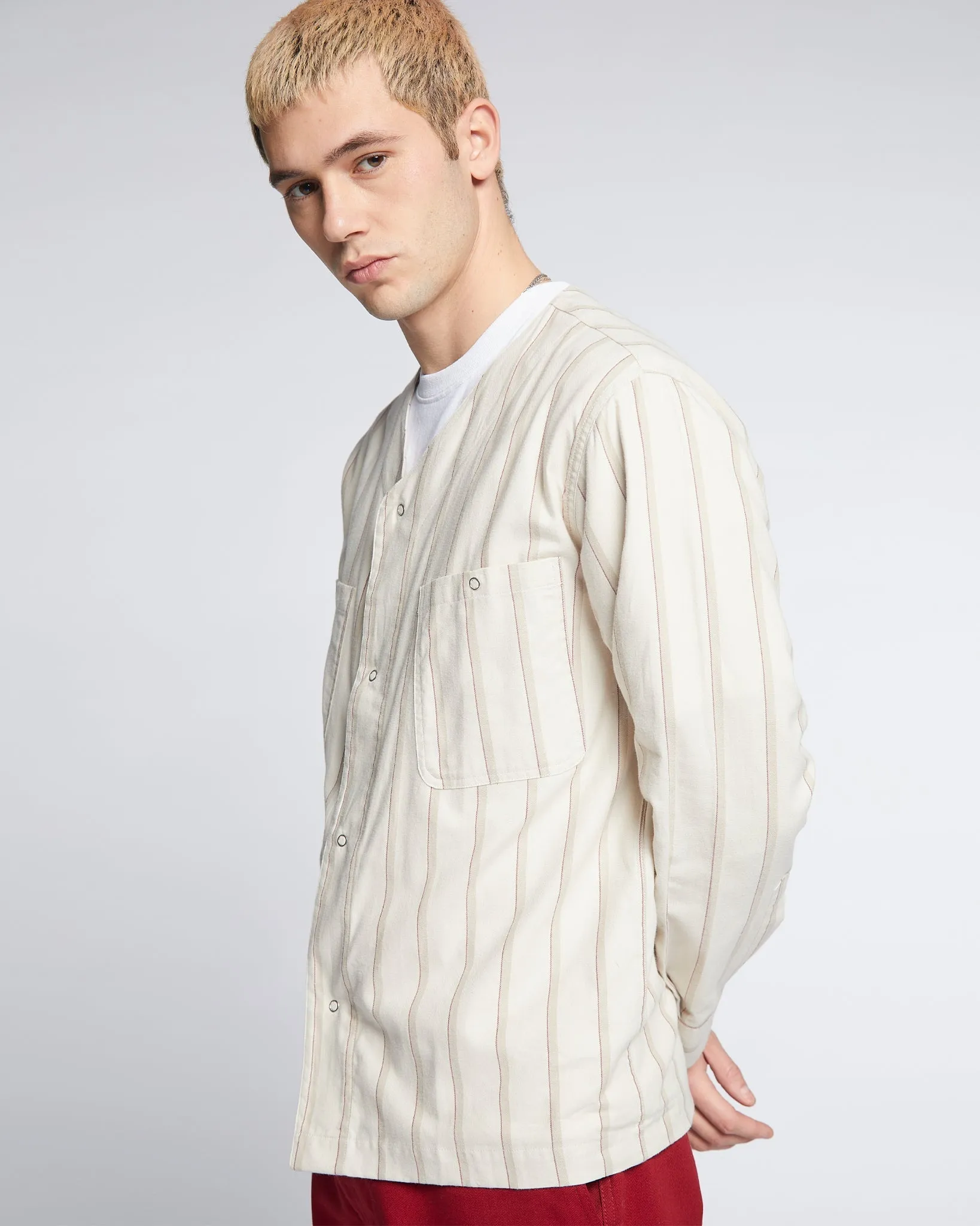 Field Shirt Brushed Stripes Mastik sold by Eat Dust product image thumbnail 4