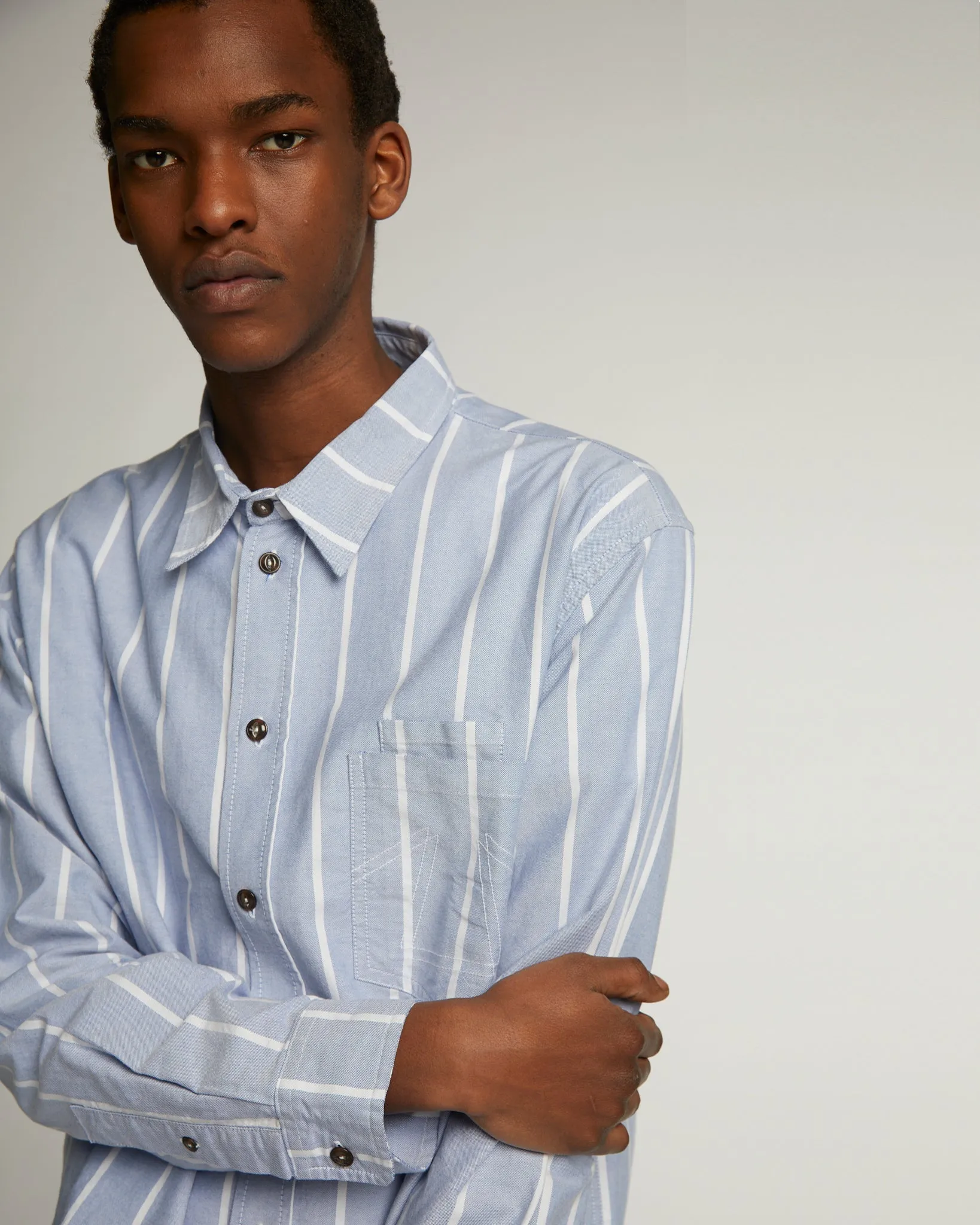 Combat Shirt Brooks Oxford L.Blue sold by Eat Dust product image thumbnail 2