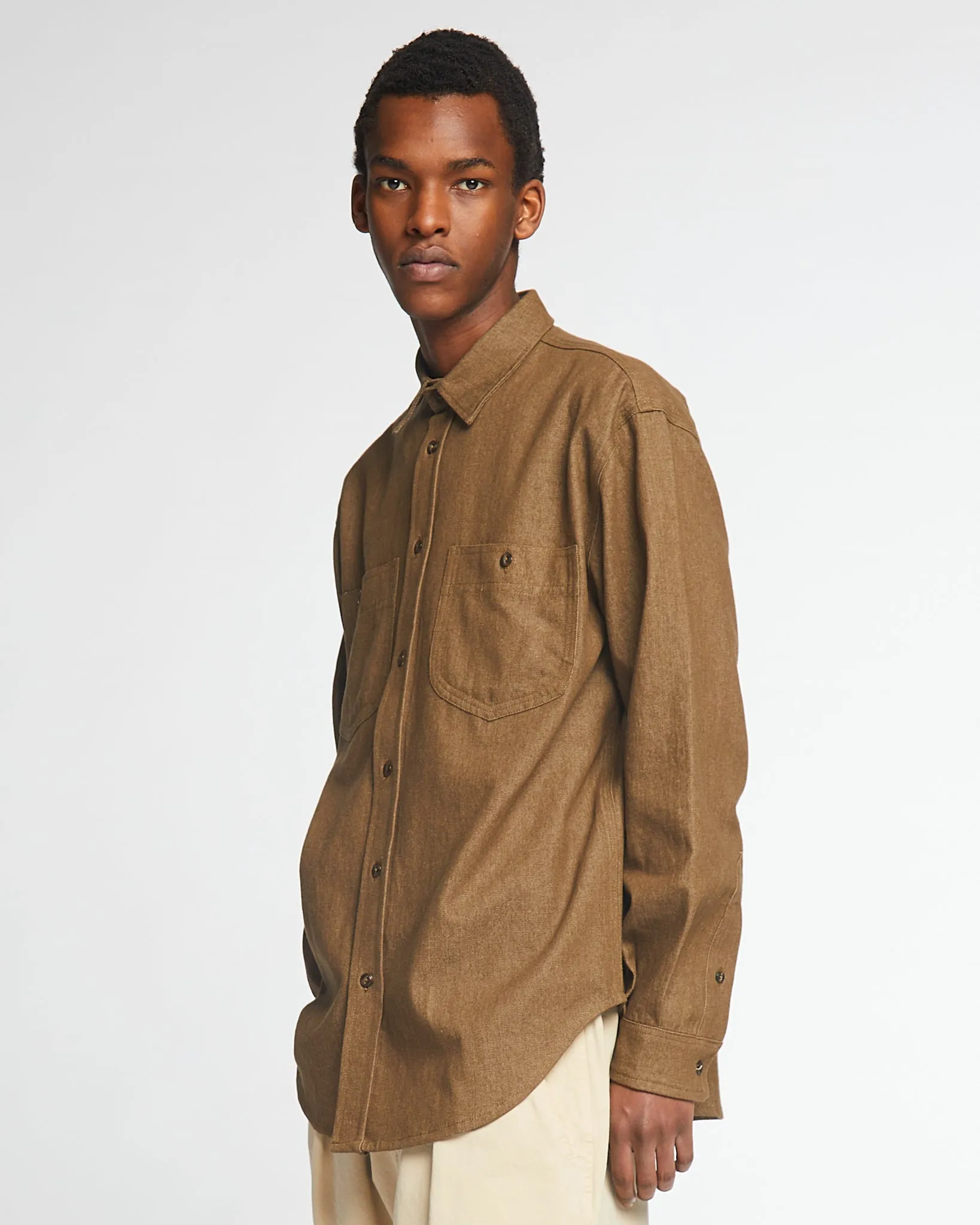 Mechanic Shirt Vaquero Light Brown sold by Eat Dust product image thumbnail 3