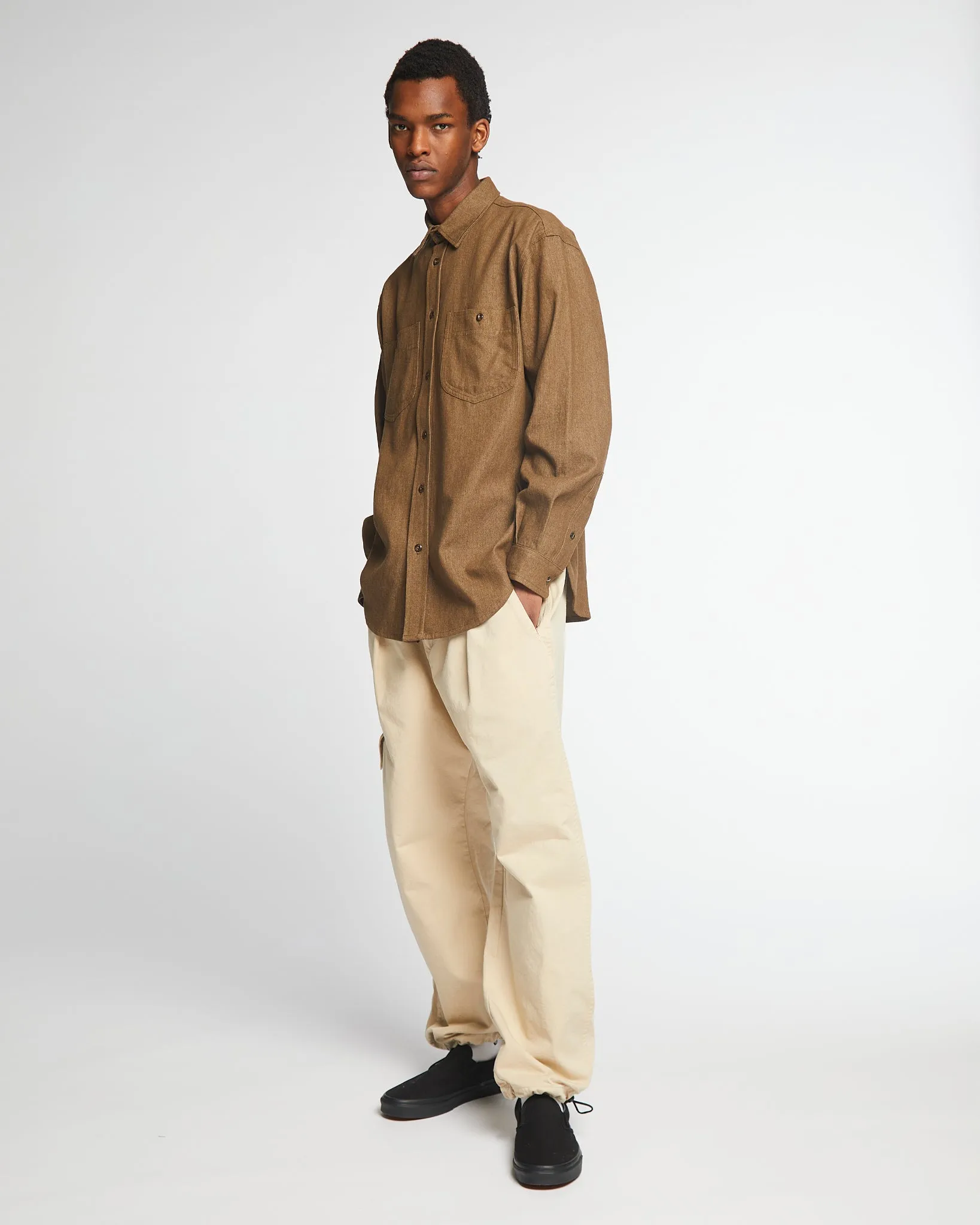 Mechanic Shirt Vaquero Light Brown sold by Eat Dust product image thumbnail 5