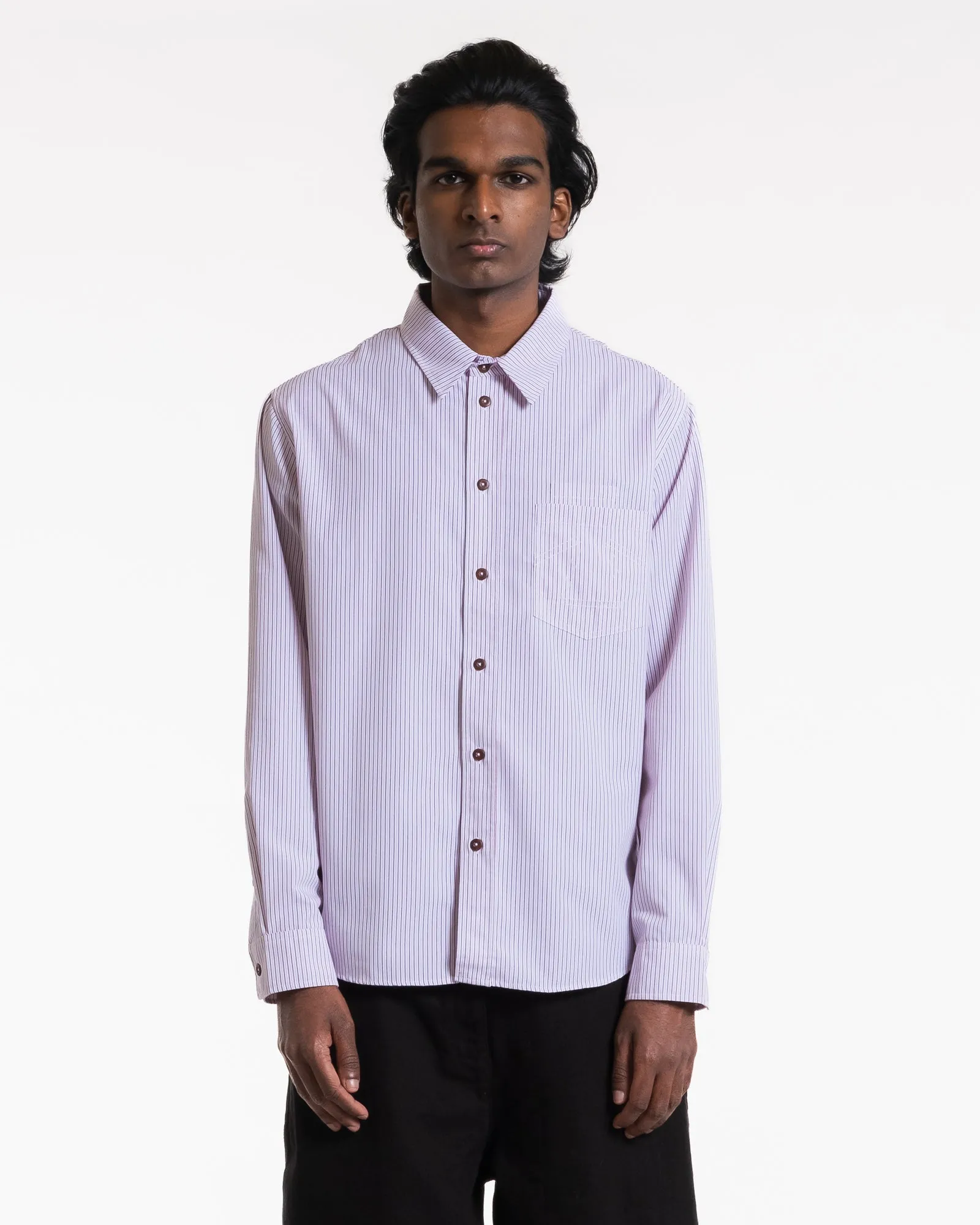 Combat Shirt Baker Stripes White/Red sold by Eat Dust