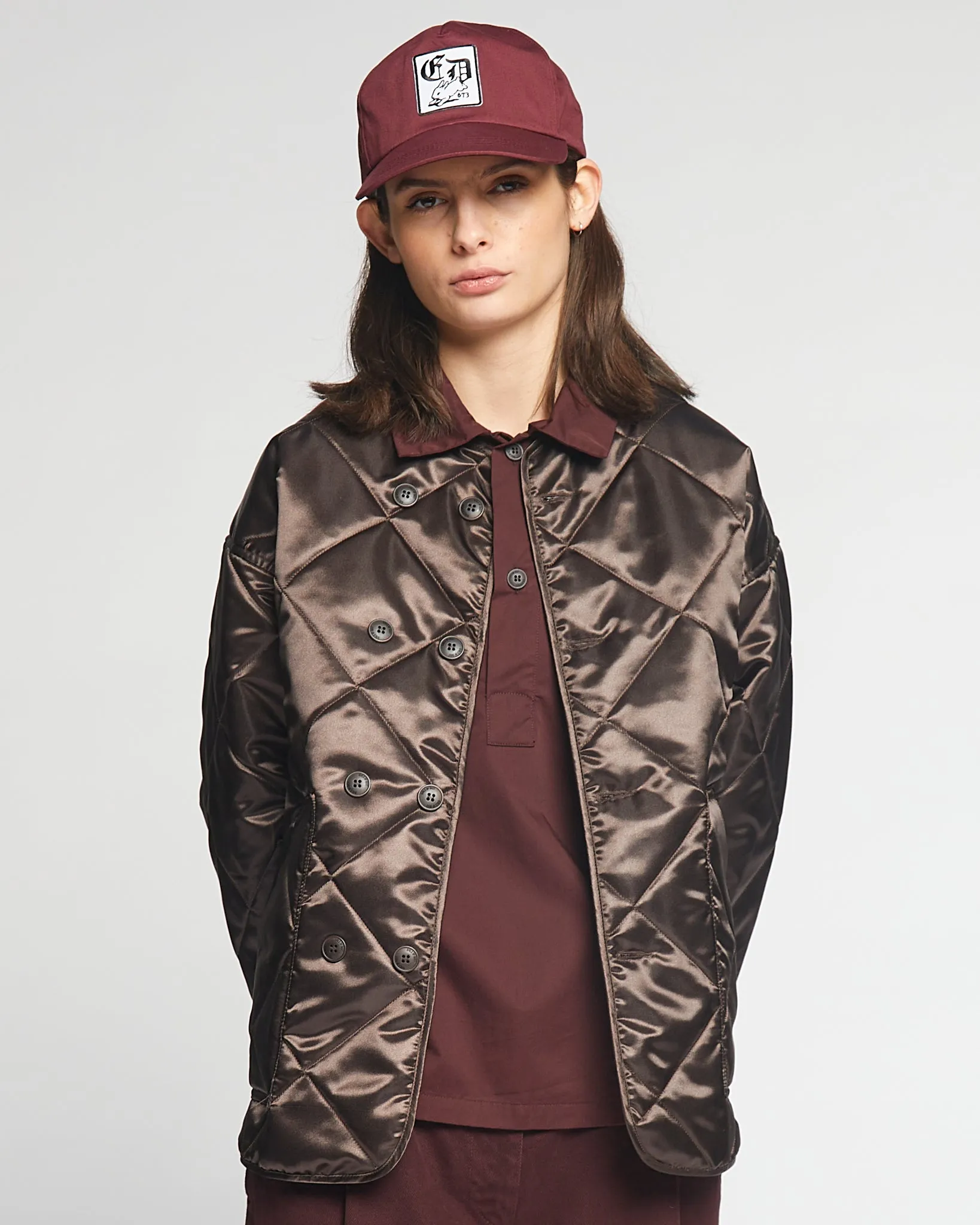 G.o.D Frostbite Diamond Quilt Brown sold by Eat Dust product image thumbnail 3