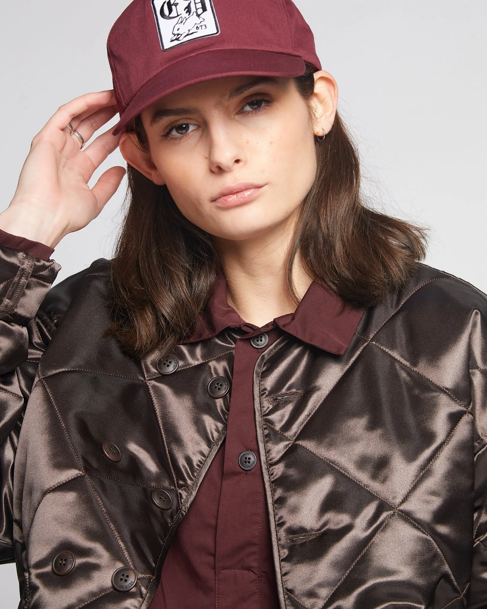 G.o.D Frostbite Diamond Quilt Brown sold by Eat Dust product image thumbnail 4