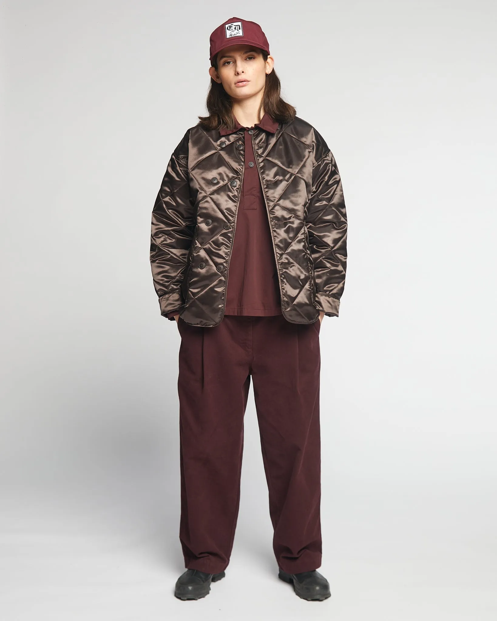 G.o.D Frostbite Diamond Quilt Brown sold by Eat Dust product image thumbnail 2