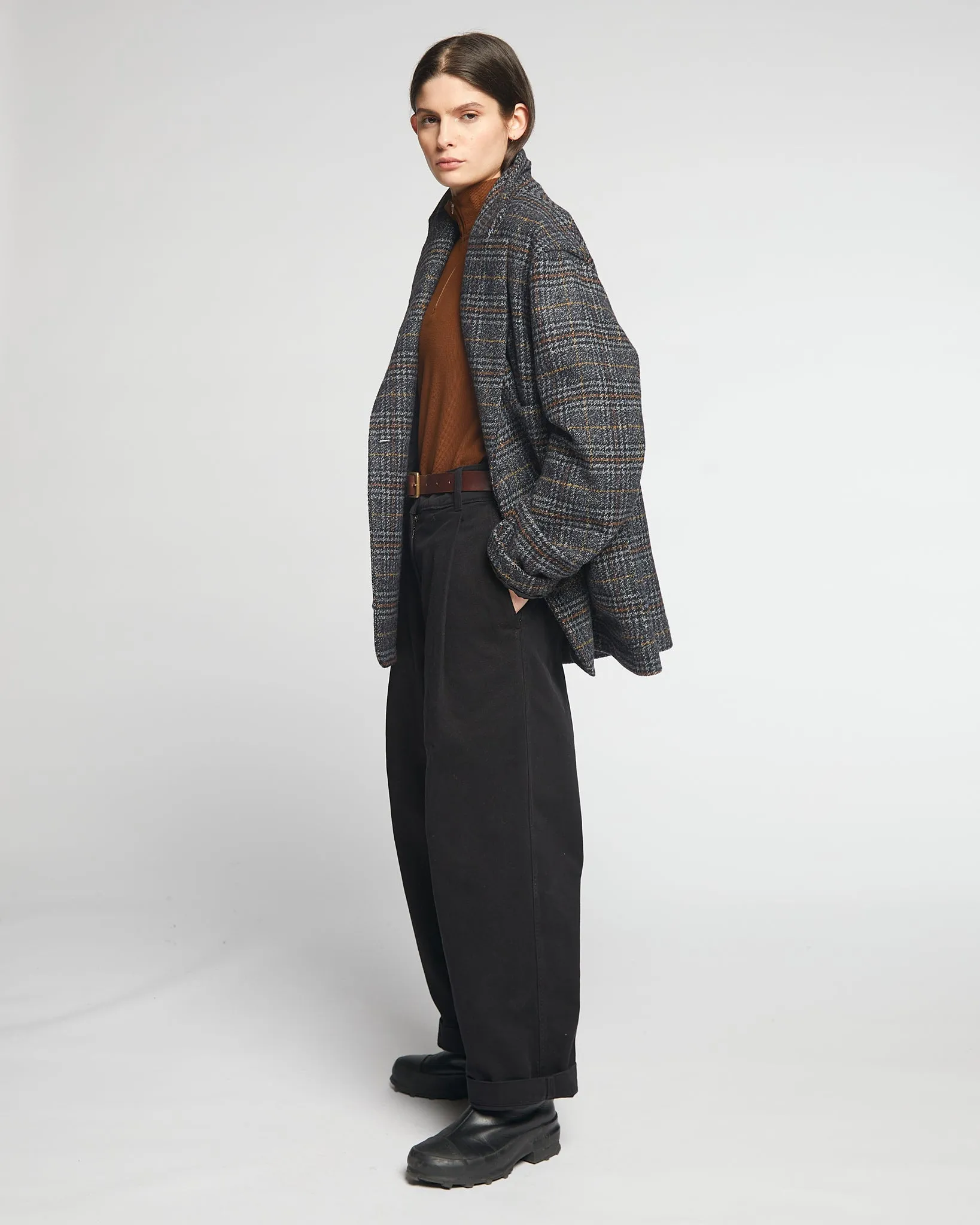 G.o.D Blazer Glasgow Check Navy sold by Eat Dust product image thumbnail 5