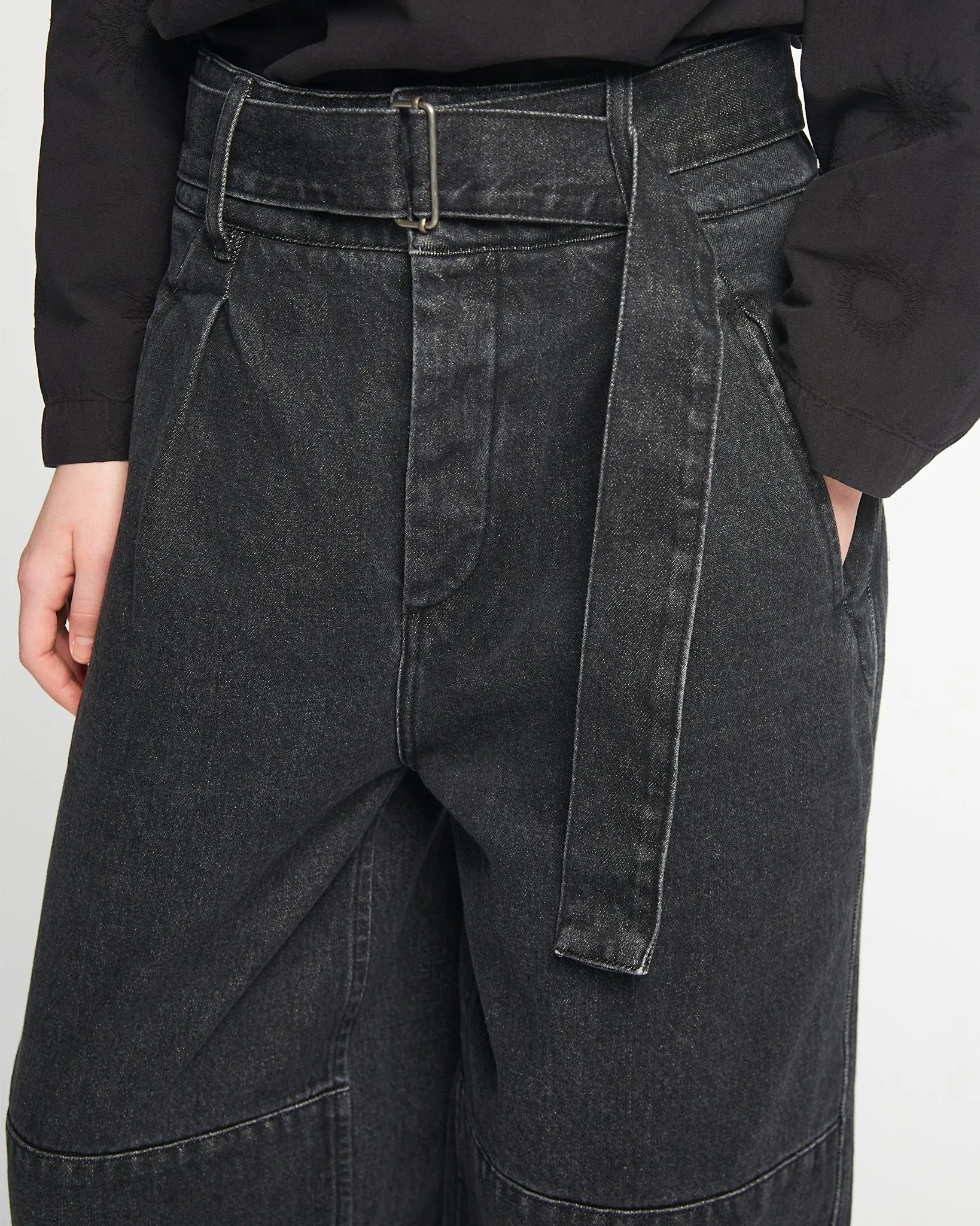 G.o.D Field Chino Black Denim Stone Washed sold by Eat Dust product image thumbnail 3