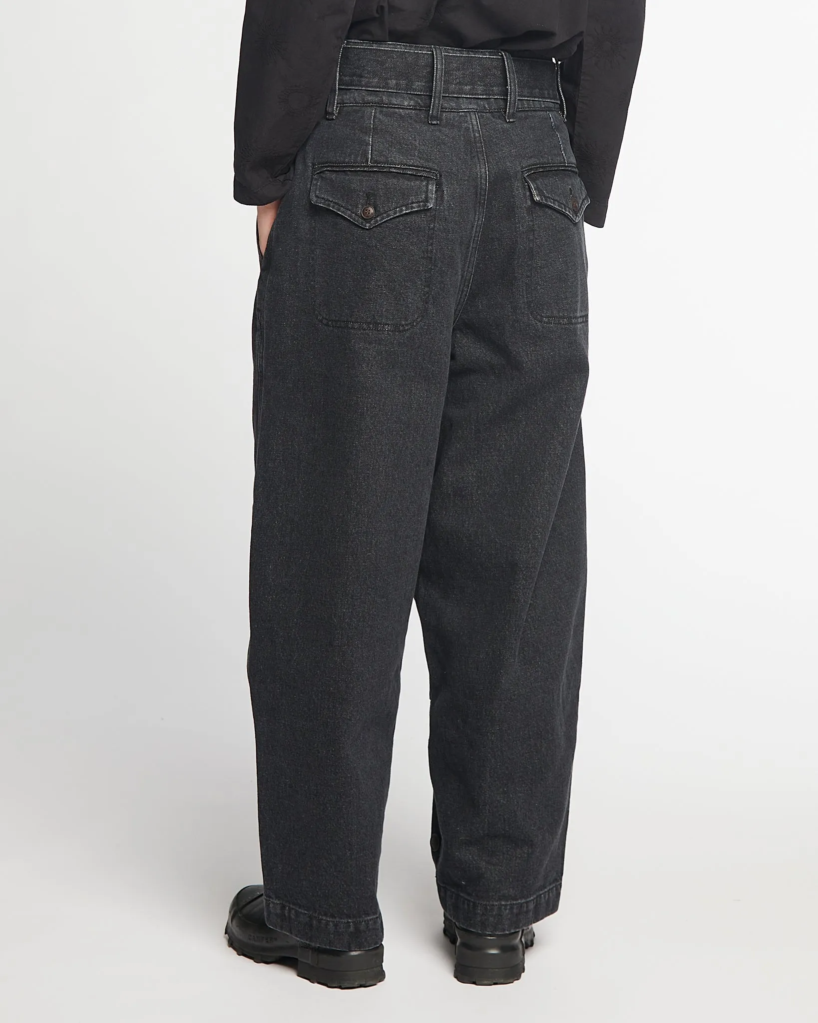 G.o.D Field Chino Black Denim Stone Washed sold by Eat Dust product image thumbnail 4