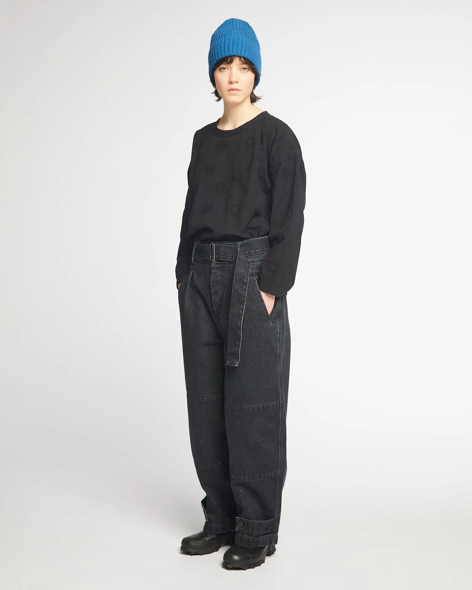 G.o.D Field Chino Black Denim Stone Washed sold by Eat Dust product image thumbnail 2