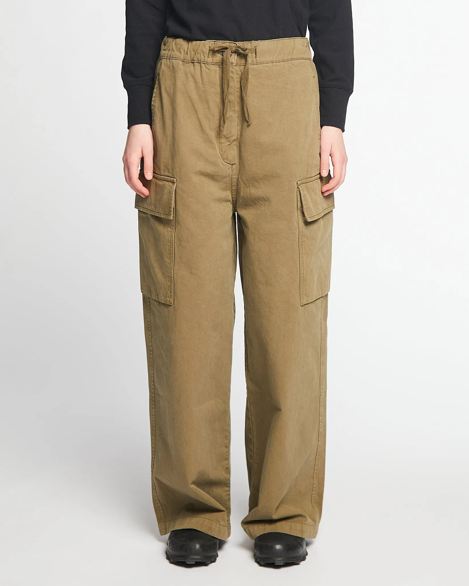 G.o.D Para Pants Crispy Cotton Dusty Green sold by Eat Dust