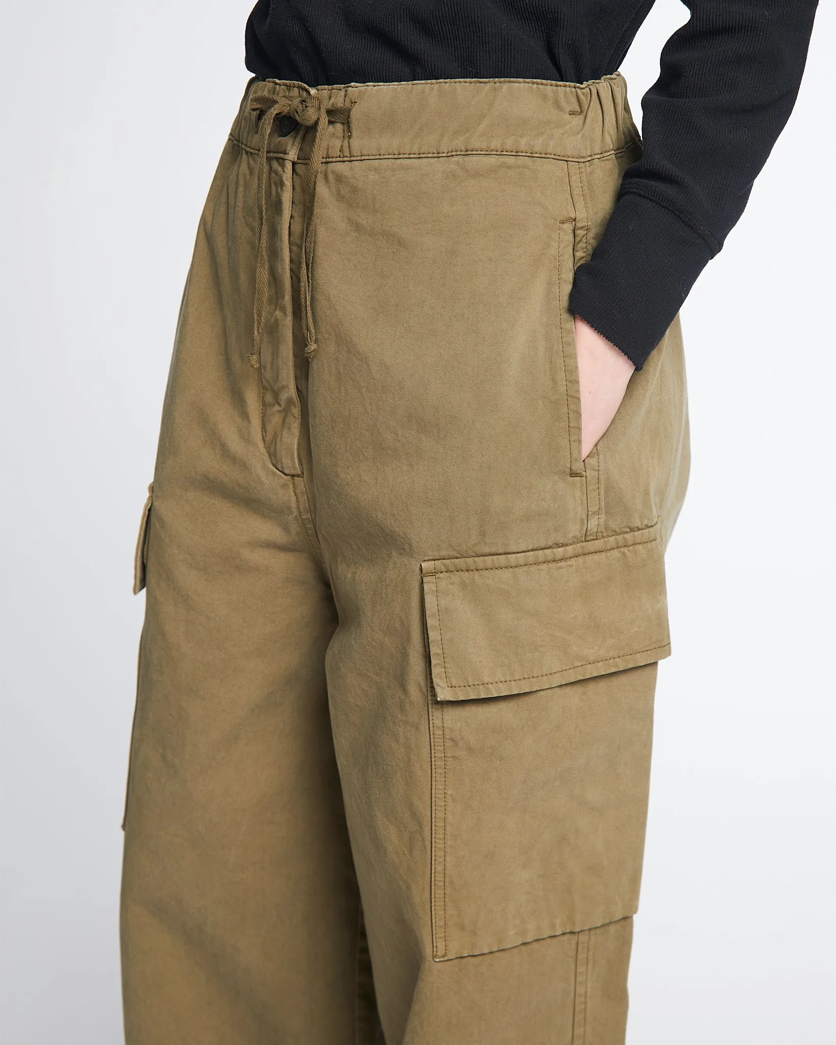 G.o.D Para Pants Crispy Cotton Dusty Green sold by Eat Dust product image thumbnail 4