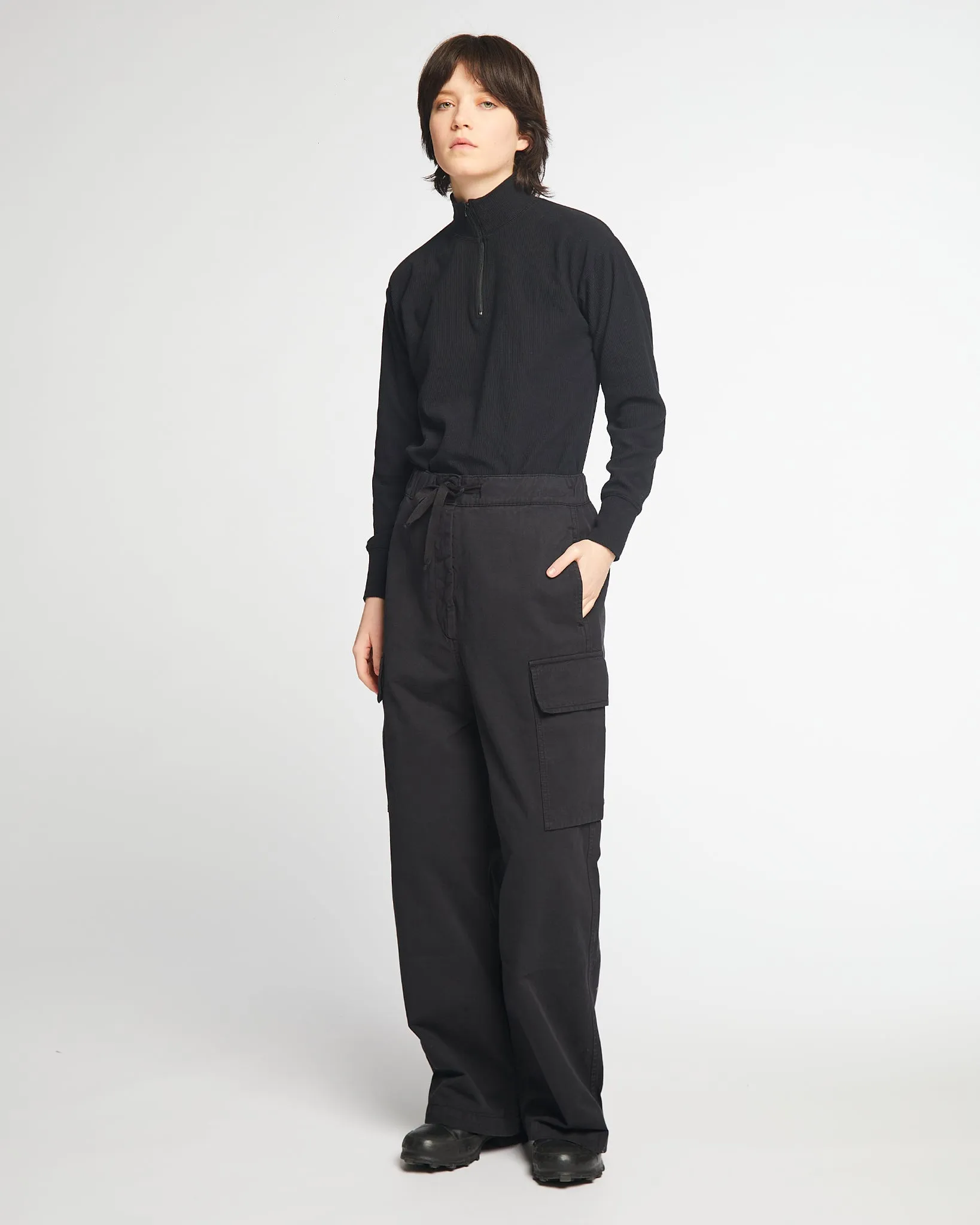 G.o.D Para Pants Crispy Cotton Black sold by Eat Dust product image thumbnail 2