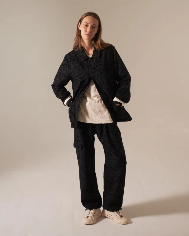 G.o.D Desert Pants Leopard Wool Black made by Eat Dust
