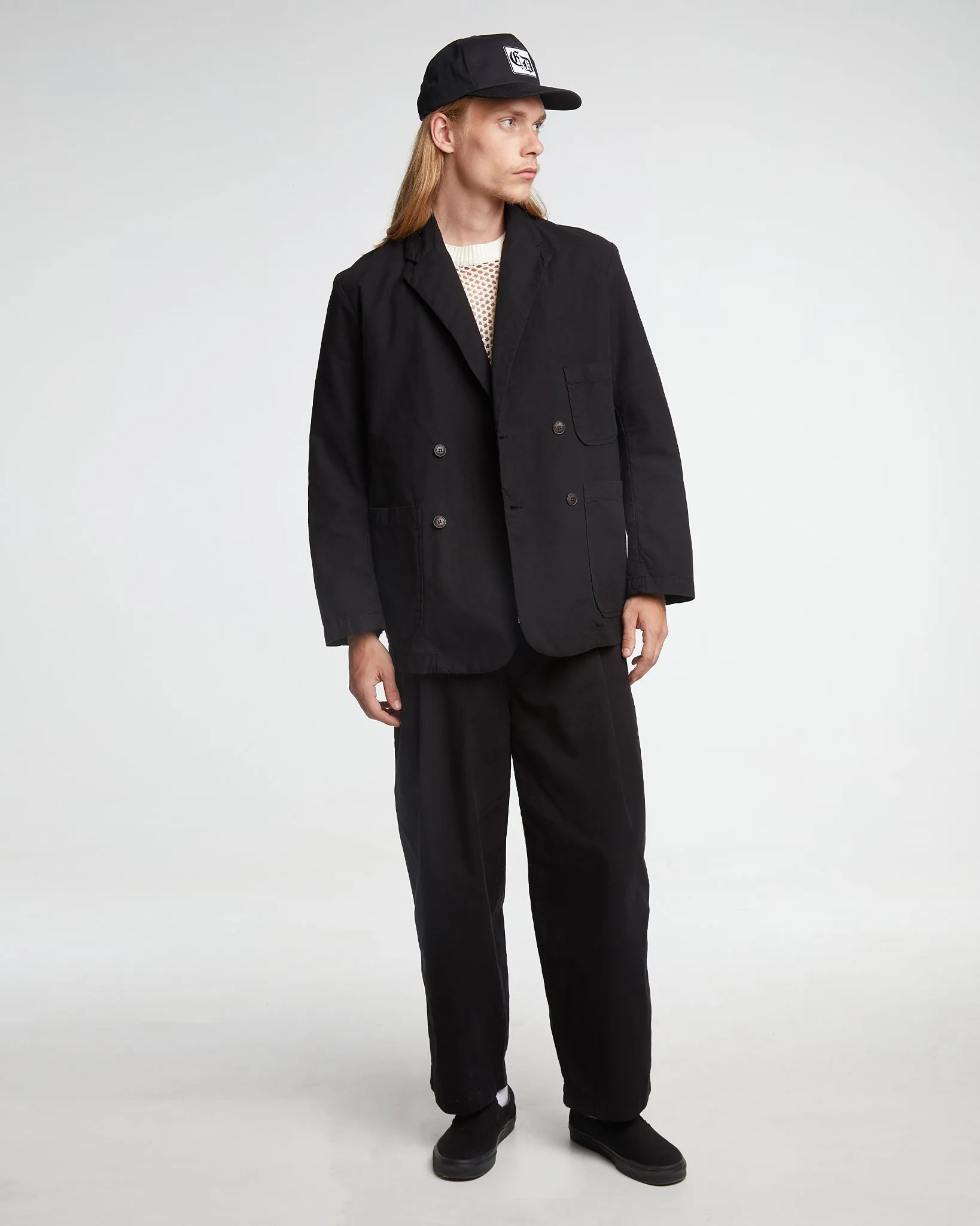 Blazer Cotton Linen Black sold by Eat Dust product image thumbnail 2