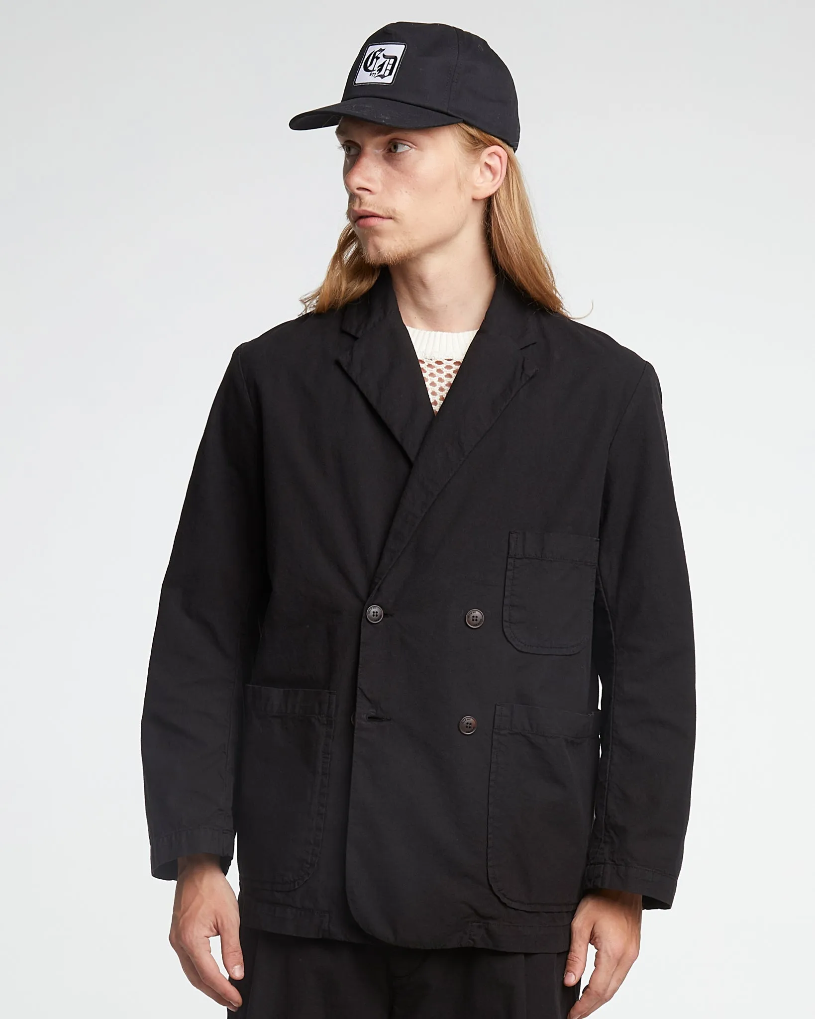 Blazer Cotton Linen Black sold by Eat Dust product image thumbnail 3