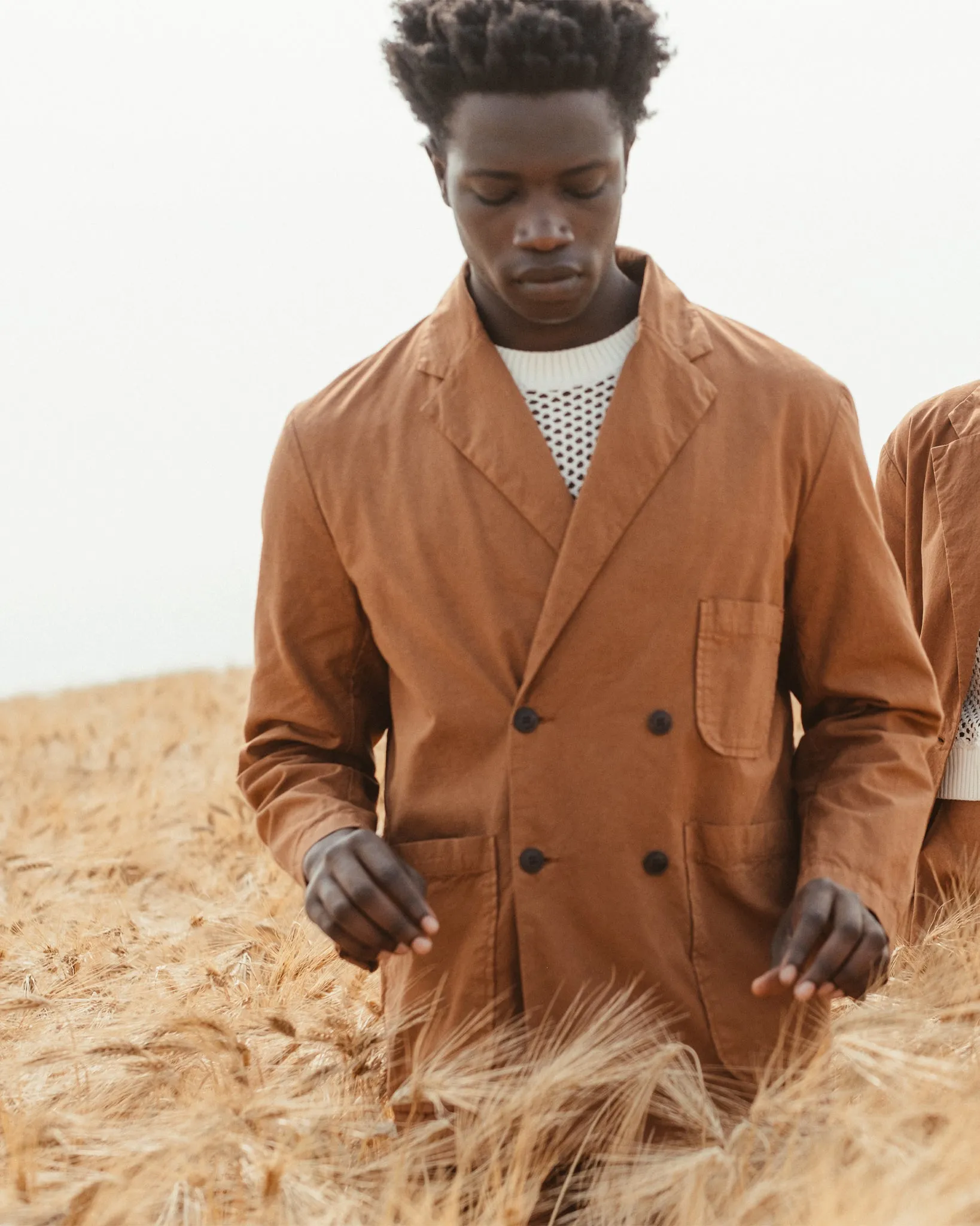 Blazer Cotton Linen Chipmunk sold by Eat Dust