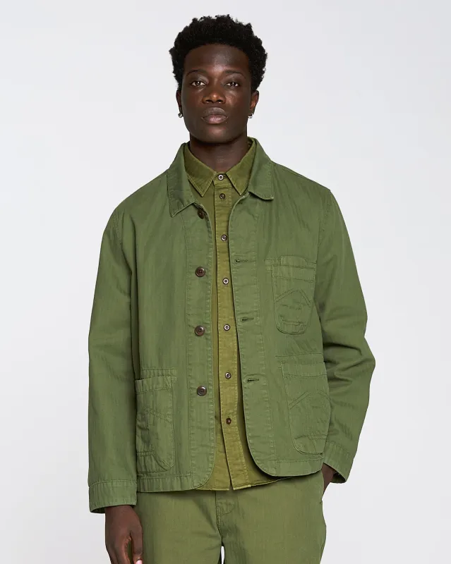 Combat Blazer HBT Cotton Avocado made by Eat Dust