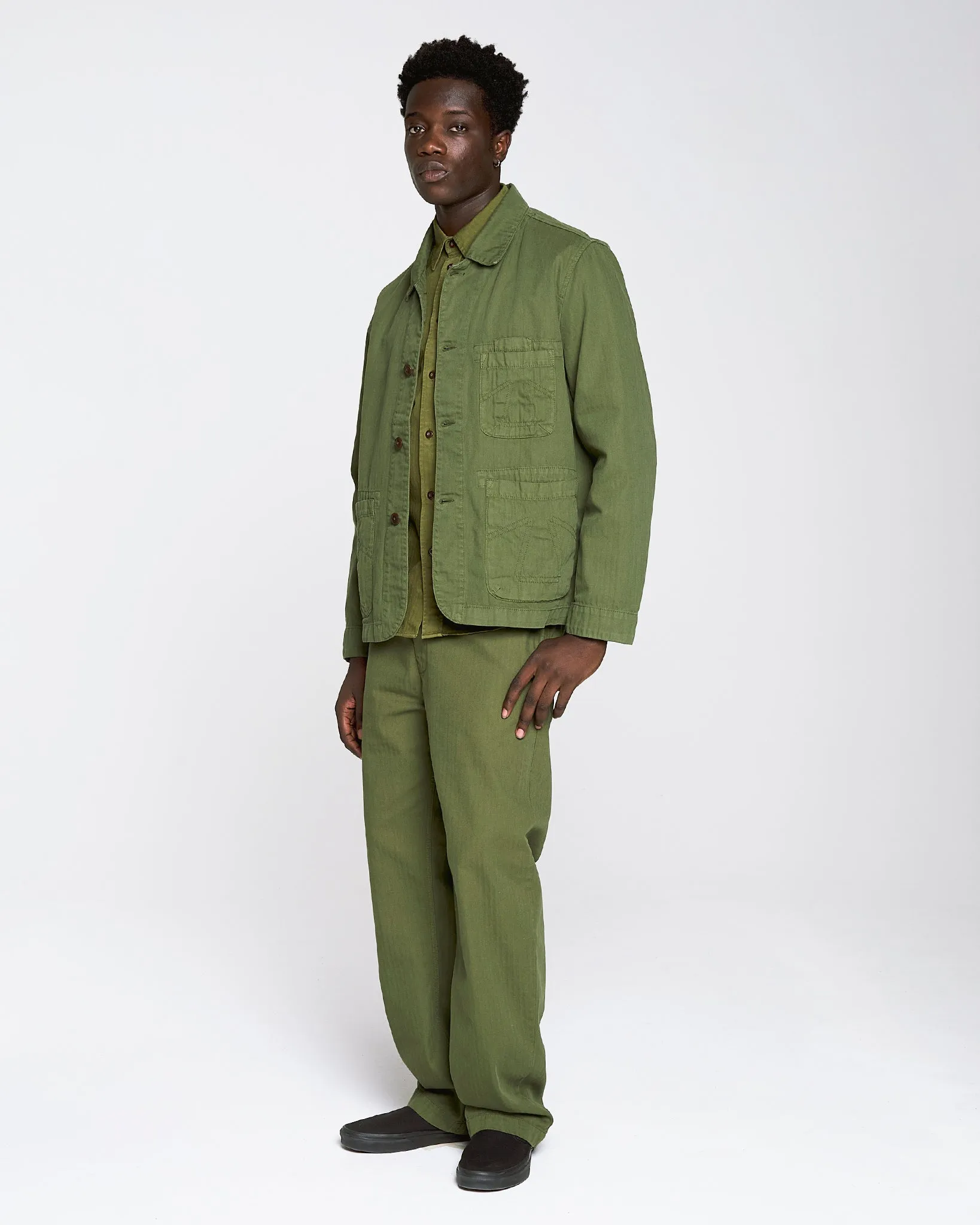 Combat Blazer HBT Cotton Avocado sold by Eat Dust product image thumbnail 2