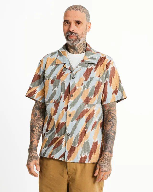 Aloha Shirt Brush Print Multi sold by Eat Dust