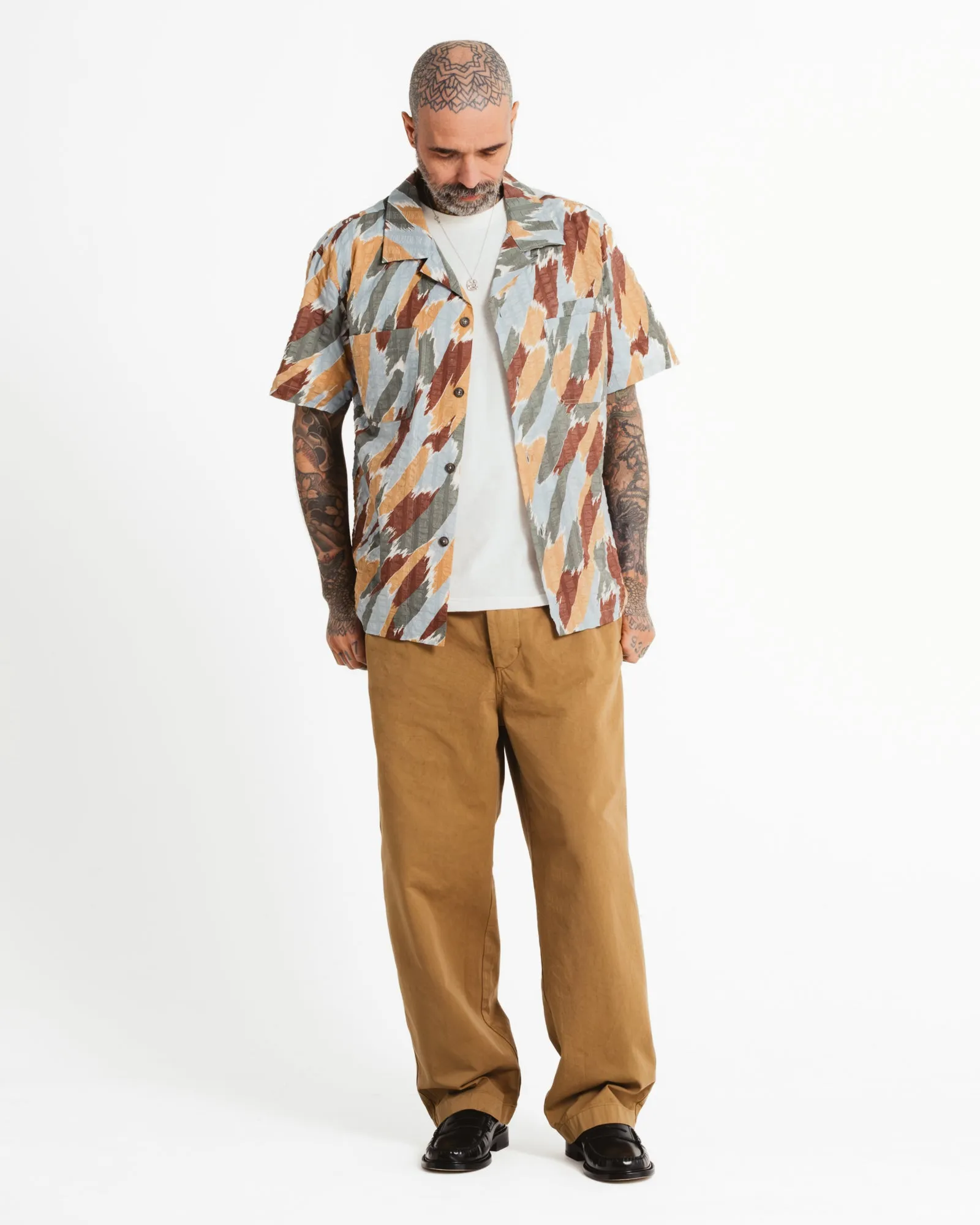 Aloha Shirt Brush Print Multi sold by Eat Dust product image thumbnail 5