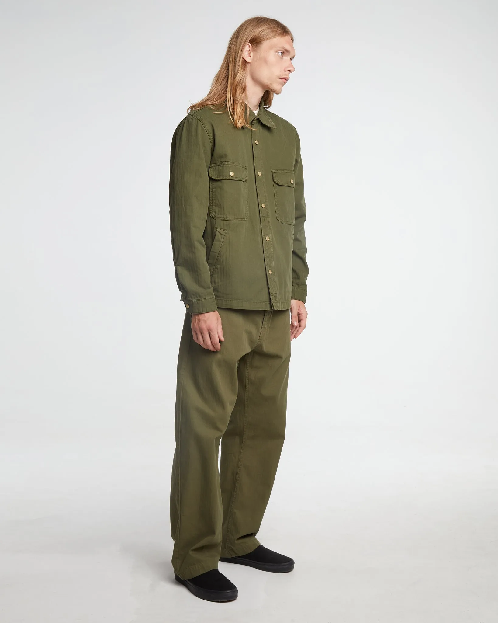 Troy Shirt HBT Cotton Avocado sold by Eat Dust product image thumbnail 5