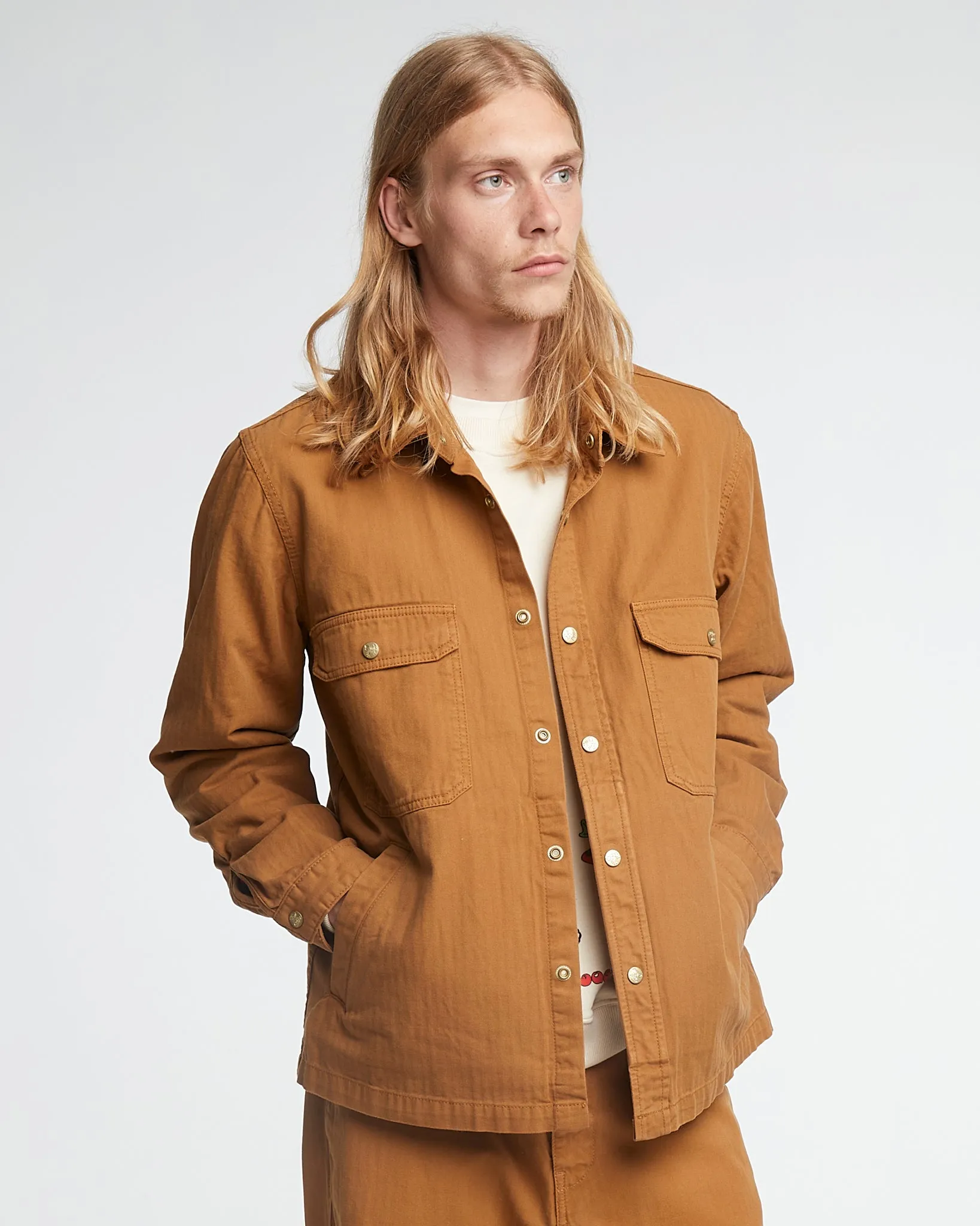 Troy Shirt HBT Cotton Sugar sold by Eat Dust