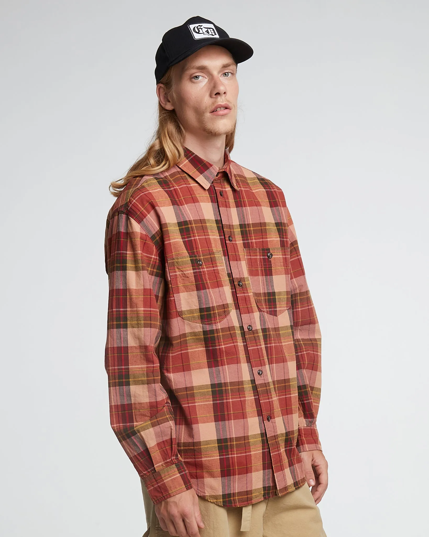 Mechanic Shirt Voodoo Check Sienna sold by Eat Dust product image thumbnail 5