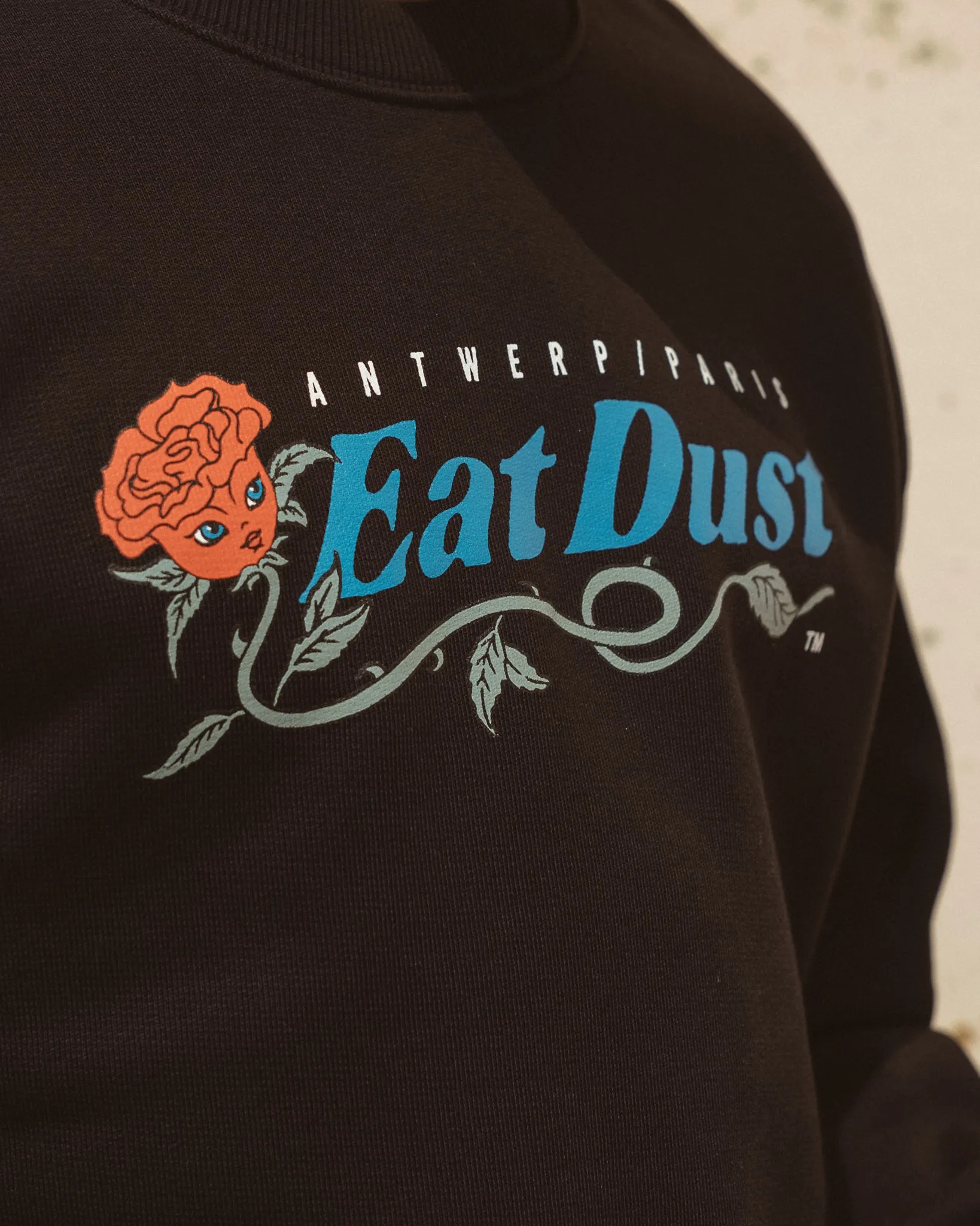Detroit Sweater Eatrose Basic Fleece Black sold by Eat Dust product image thumbnail 3