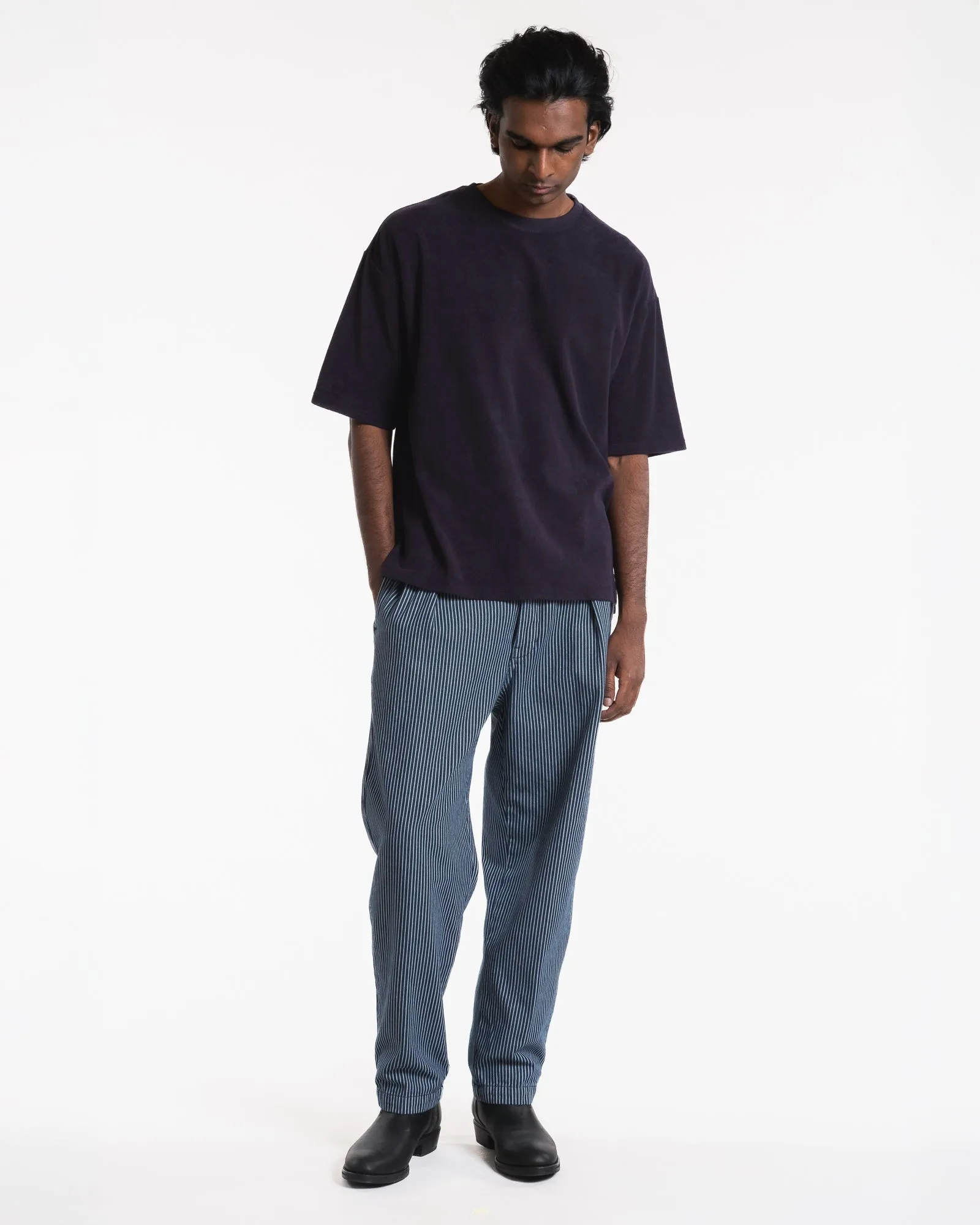 Big T Peluche Jersey Dark Navy sold by Eat Dust product image thumbnail 2