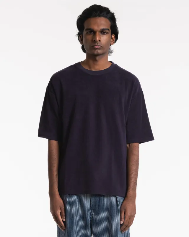 Big T Peluche Jersey Dark Navy sold by Eat Dust