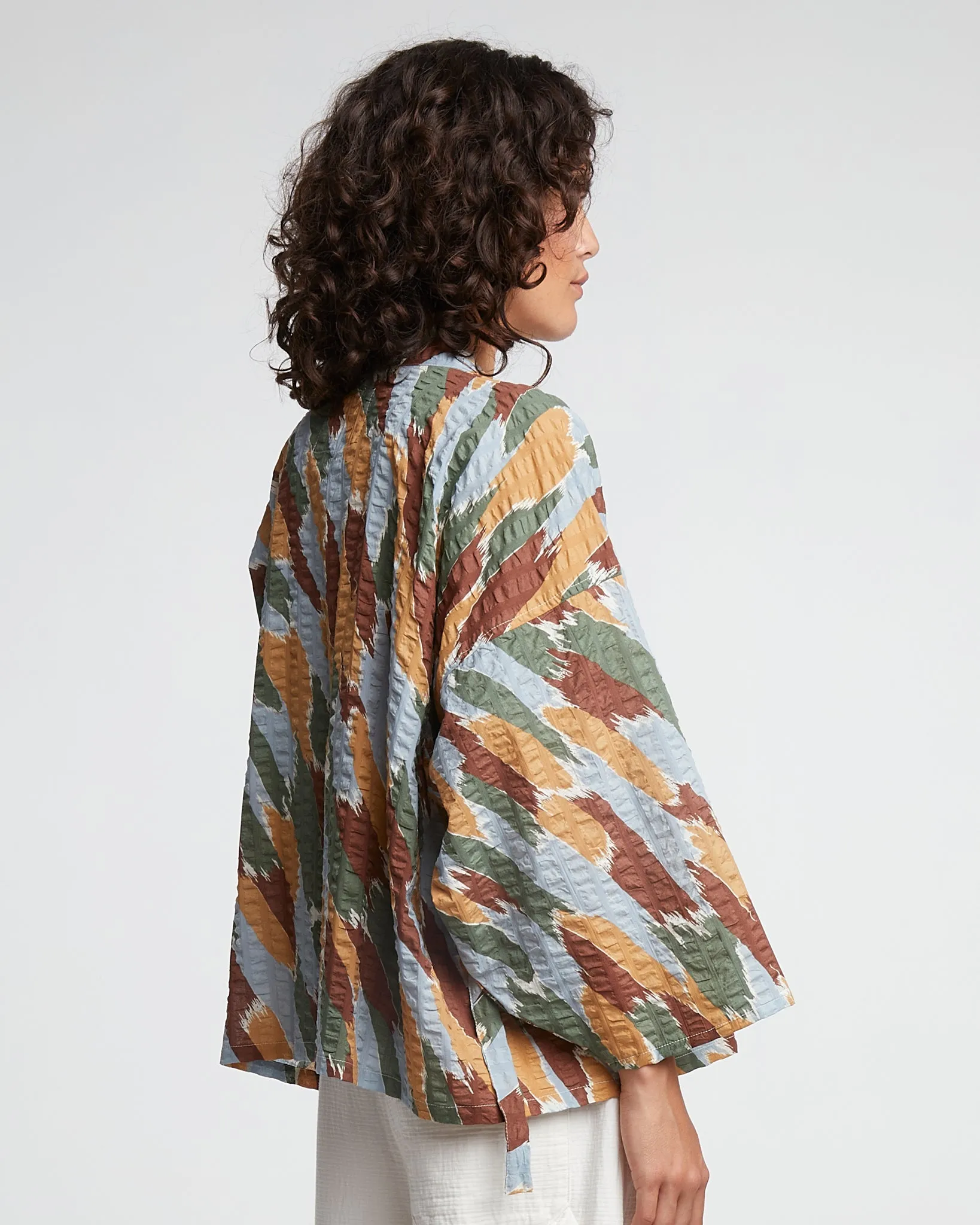 G.o.D Kimono Brush Print Multi sold by Eat Dust product image thumbnail 4
