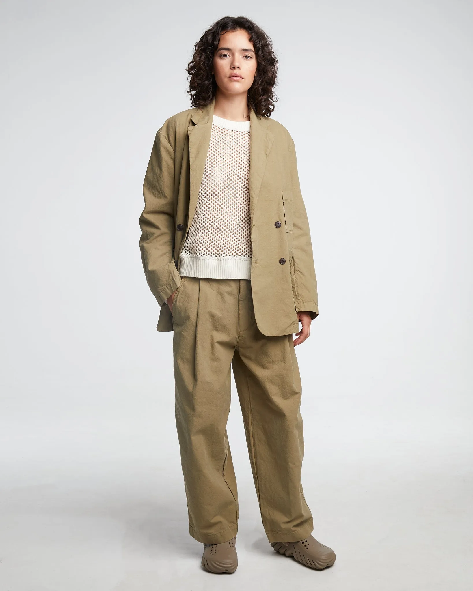 G.o.D Blazer Cotton Linen Elmwood sold by Eat Dust product image thumbnail 2