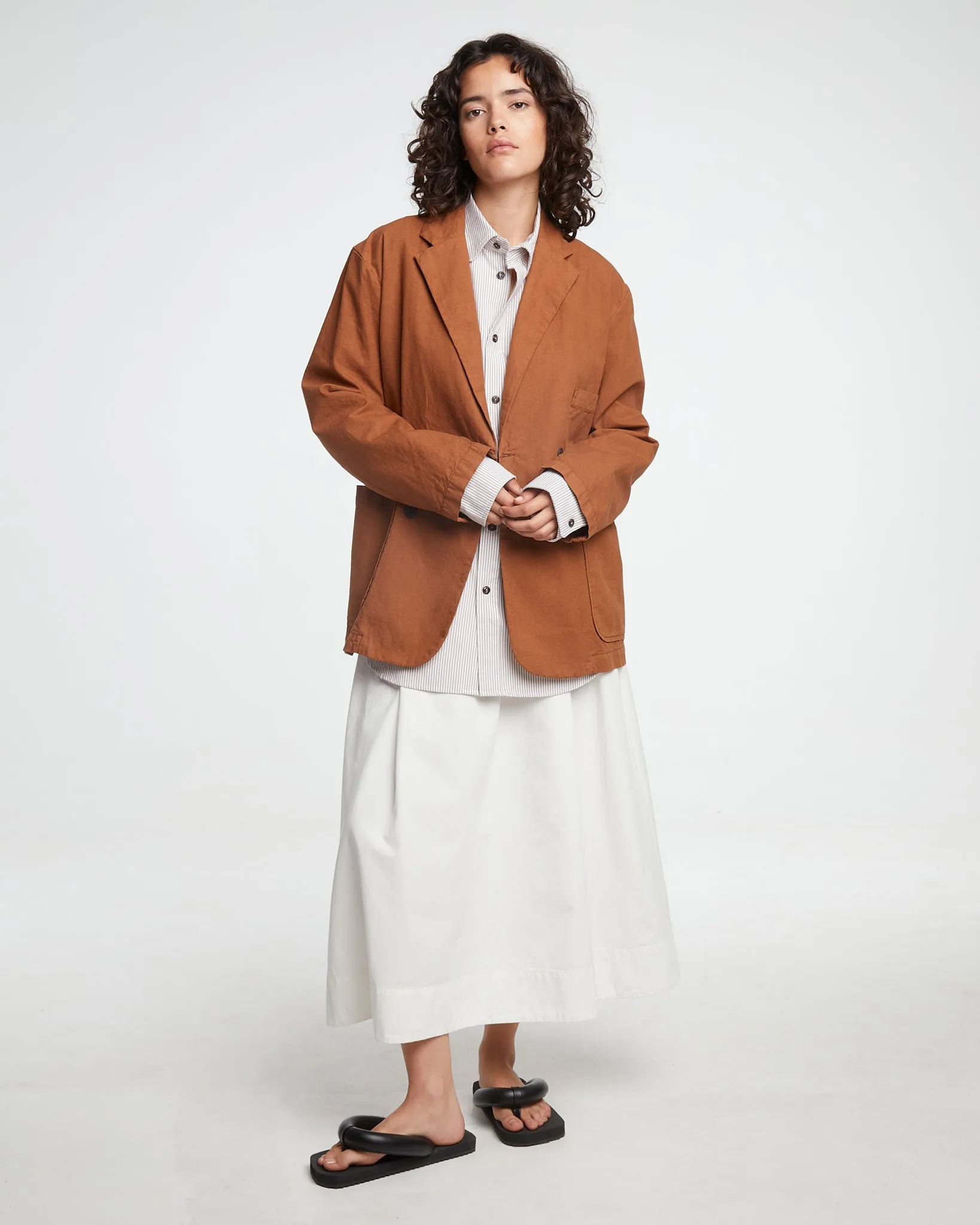 G.o.D Blazer Cotton Linen Chipmunk sold by Eat Dust product image thumbnail 2