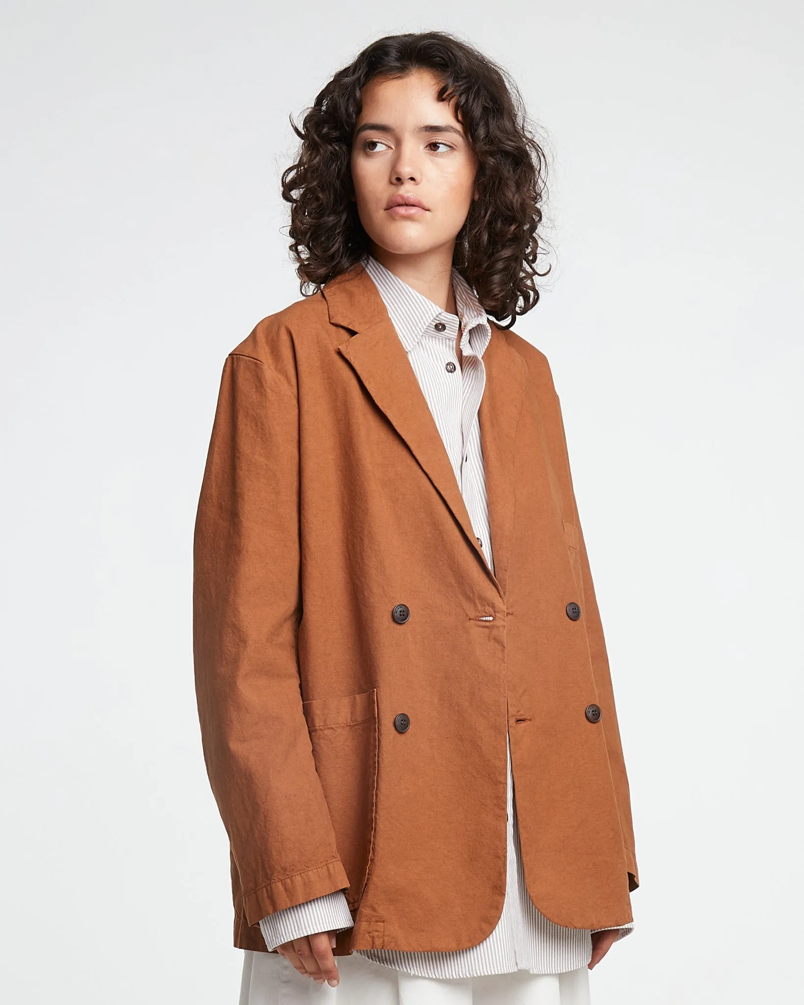 G.o.D Blazer Cotton Linen Chipmunk sold by Eat Dust product image thumbnail 5