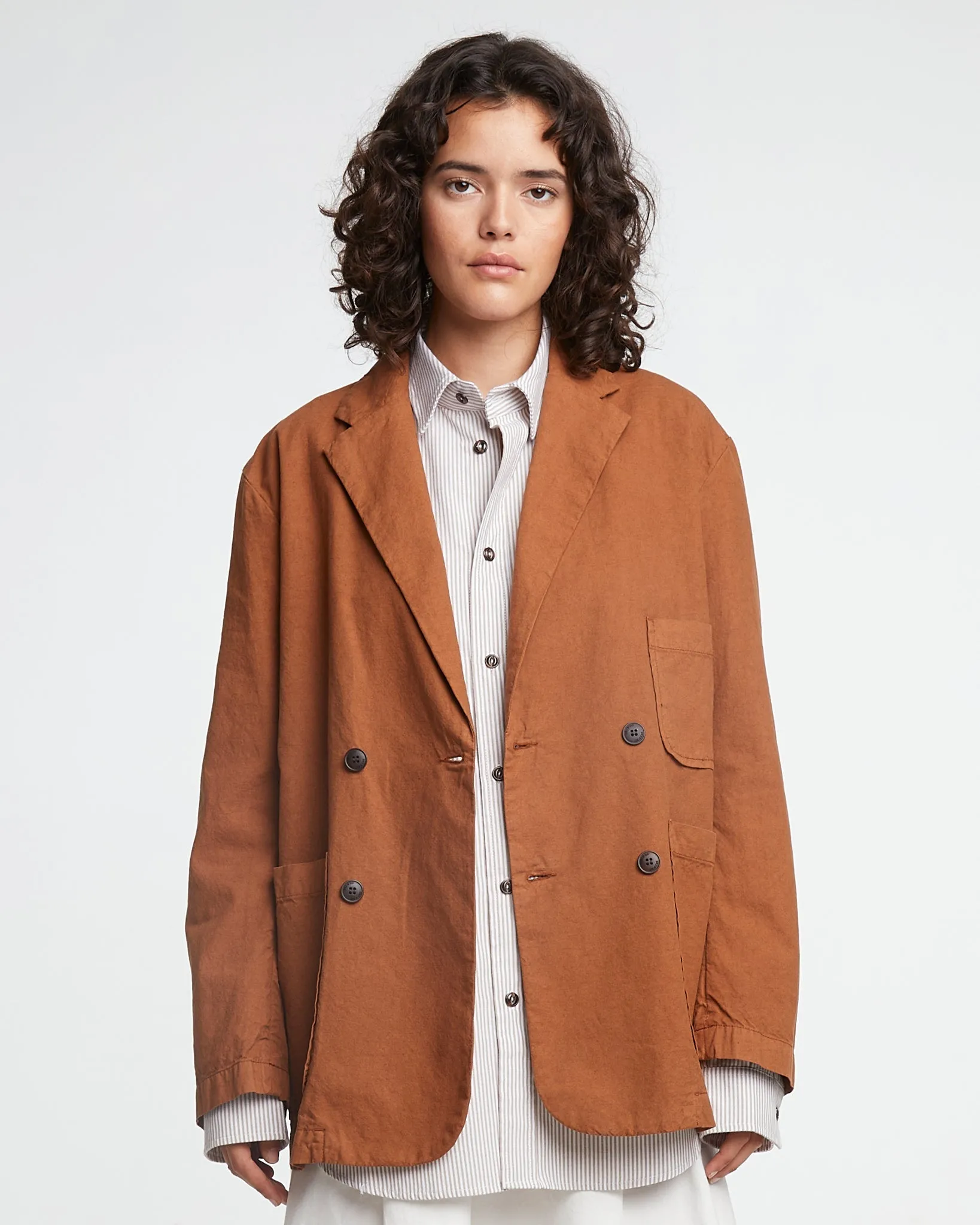 G.o.D Blazer Cotton Linen Chipmunk sold by Eat Dust