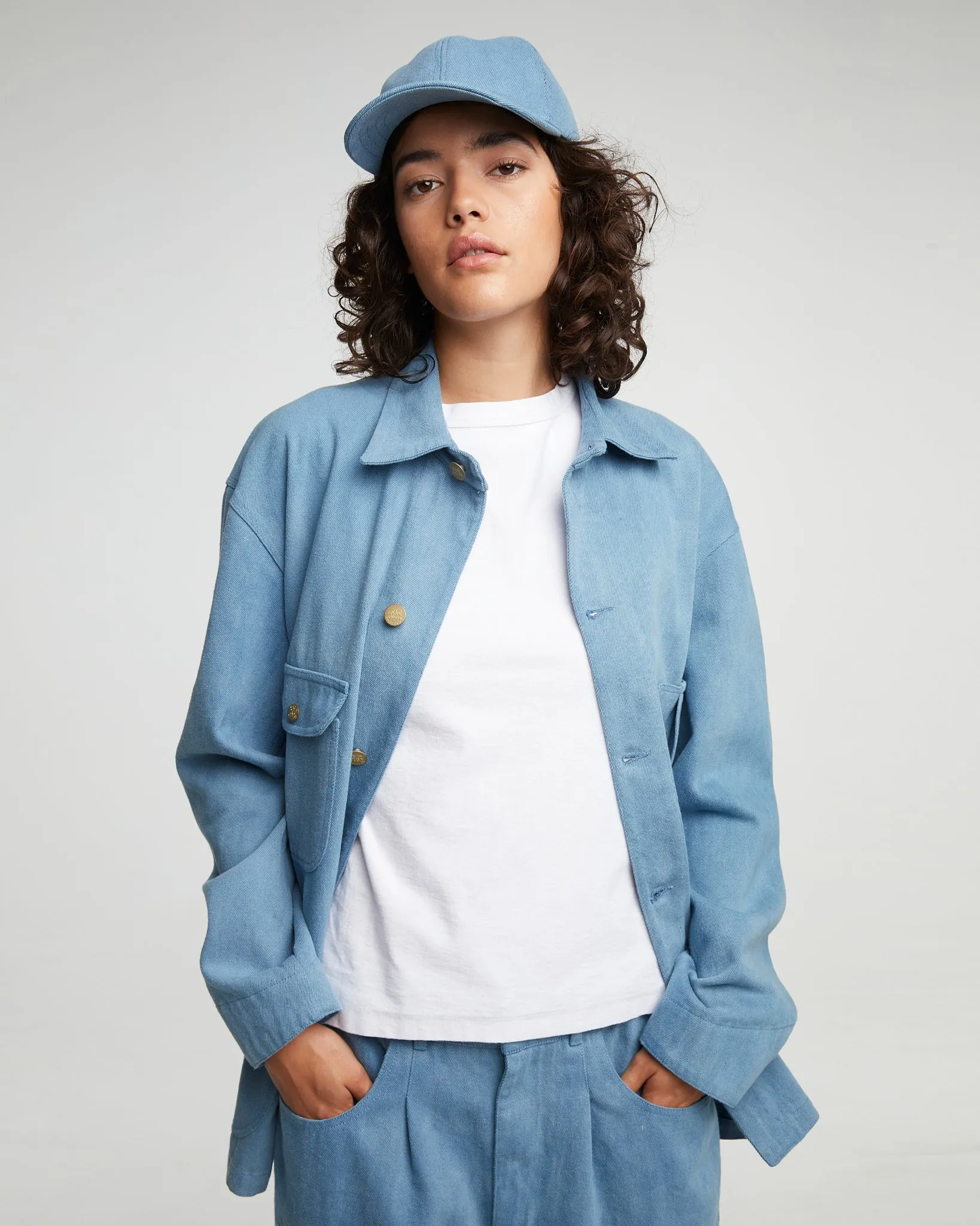G.o.D Alcatraz Jacket Acid Denim Blue sold by Eat Dust