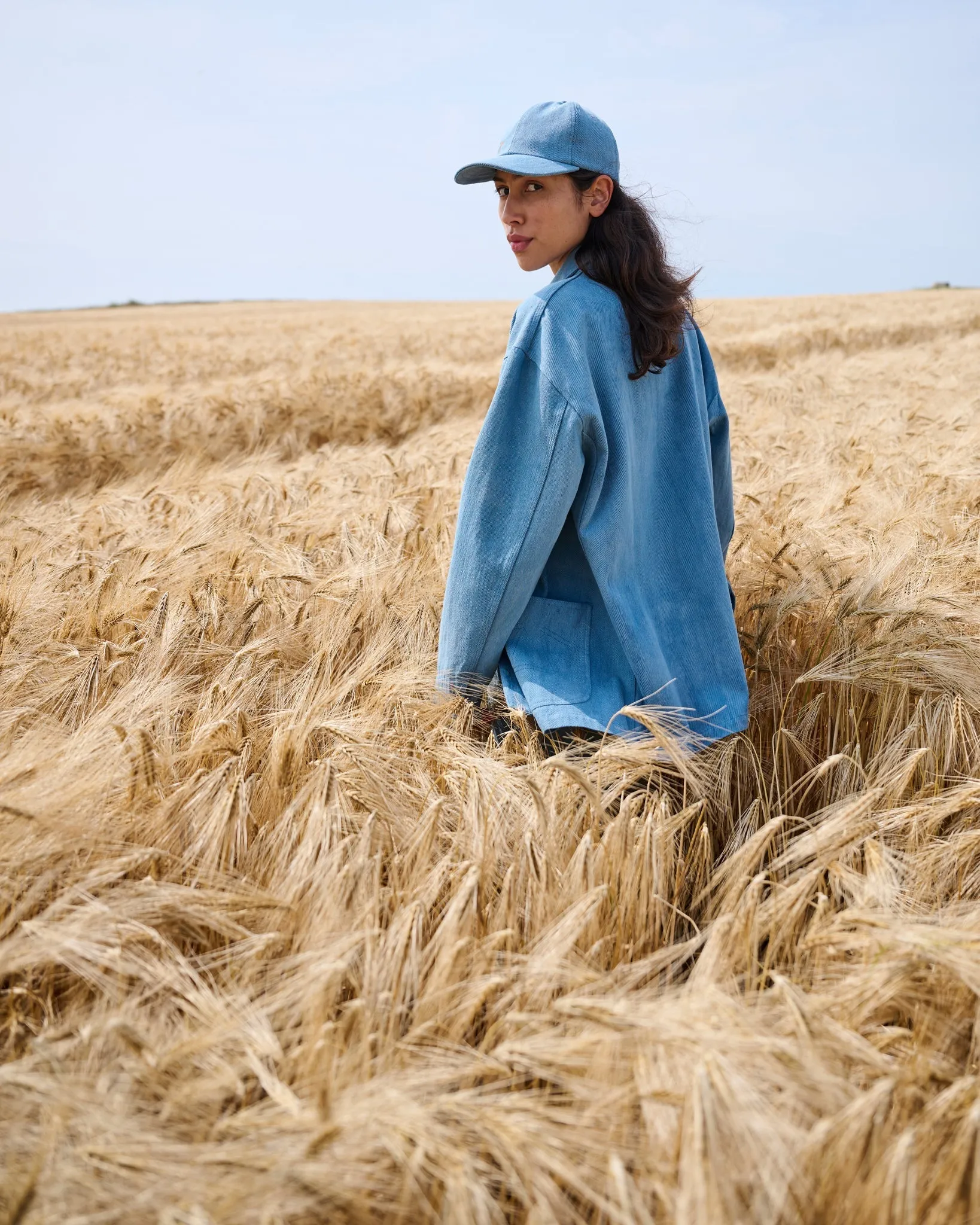 G.o.D Alcatraz Jacket Acid Denim Blue sold by Eat Dust product image thumbnail 3