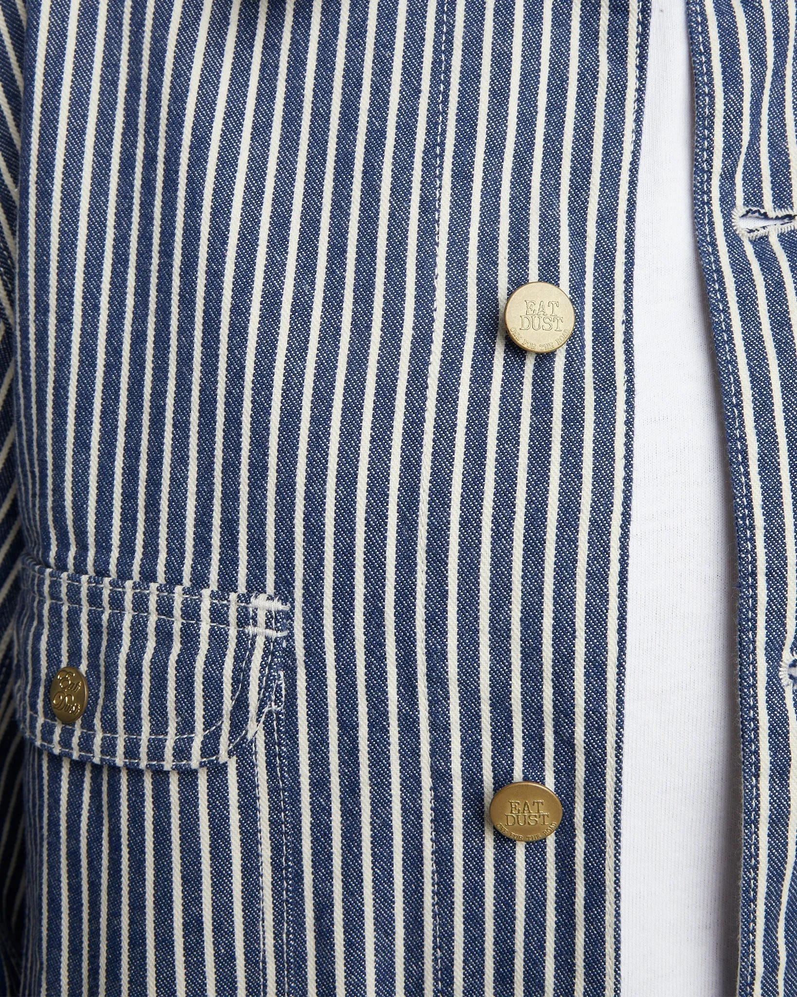 G.o.D Alcatraz Jacket Wild Road Stripes Blue/White sold by Eat Dust product image thumbnail 3