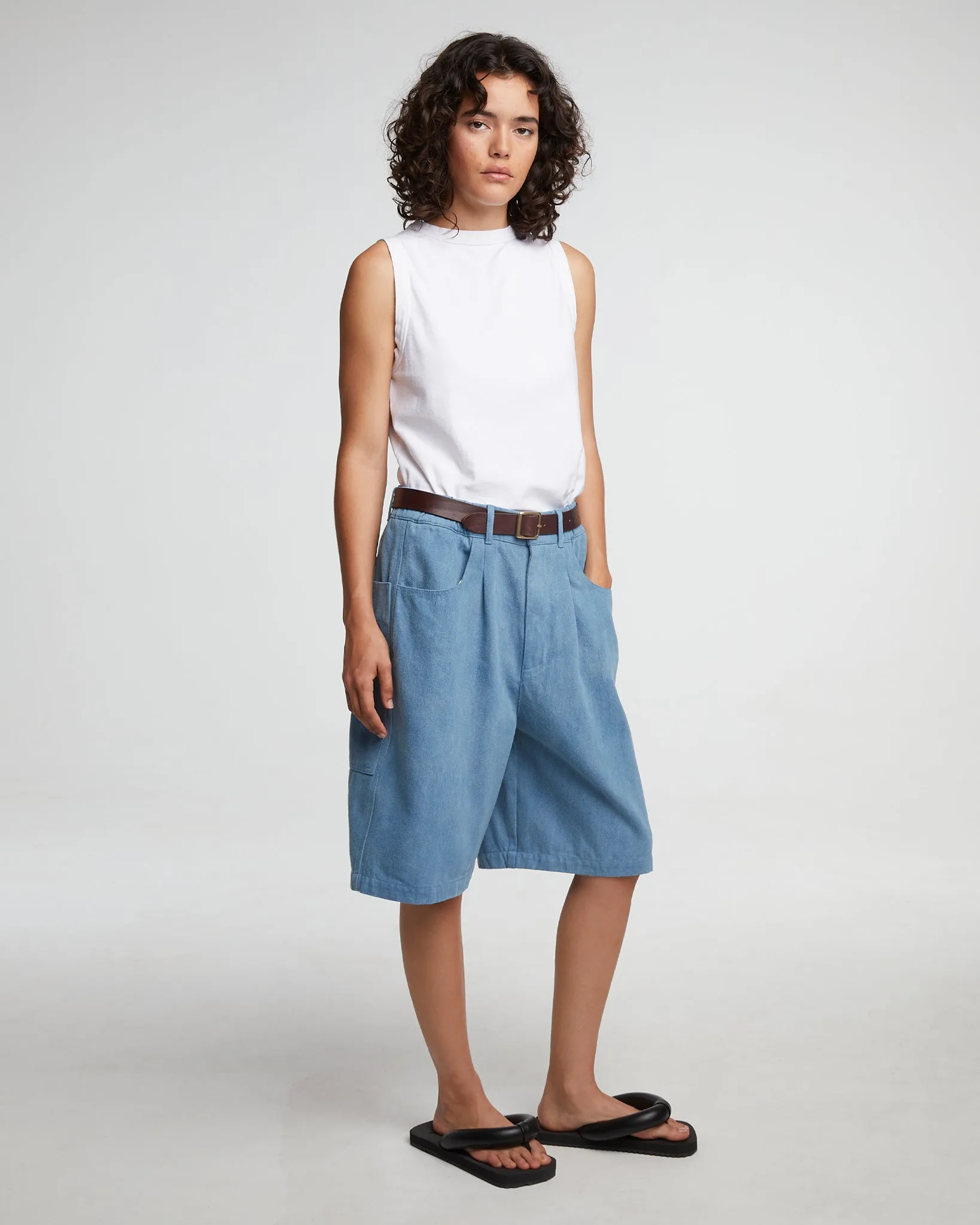 G.o.D Bermuda Acid Denim Blue sold by Eat Dust product image thumbnail 4