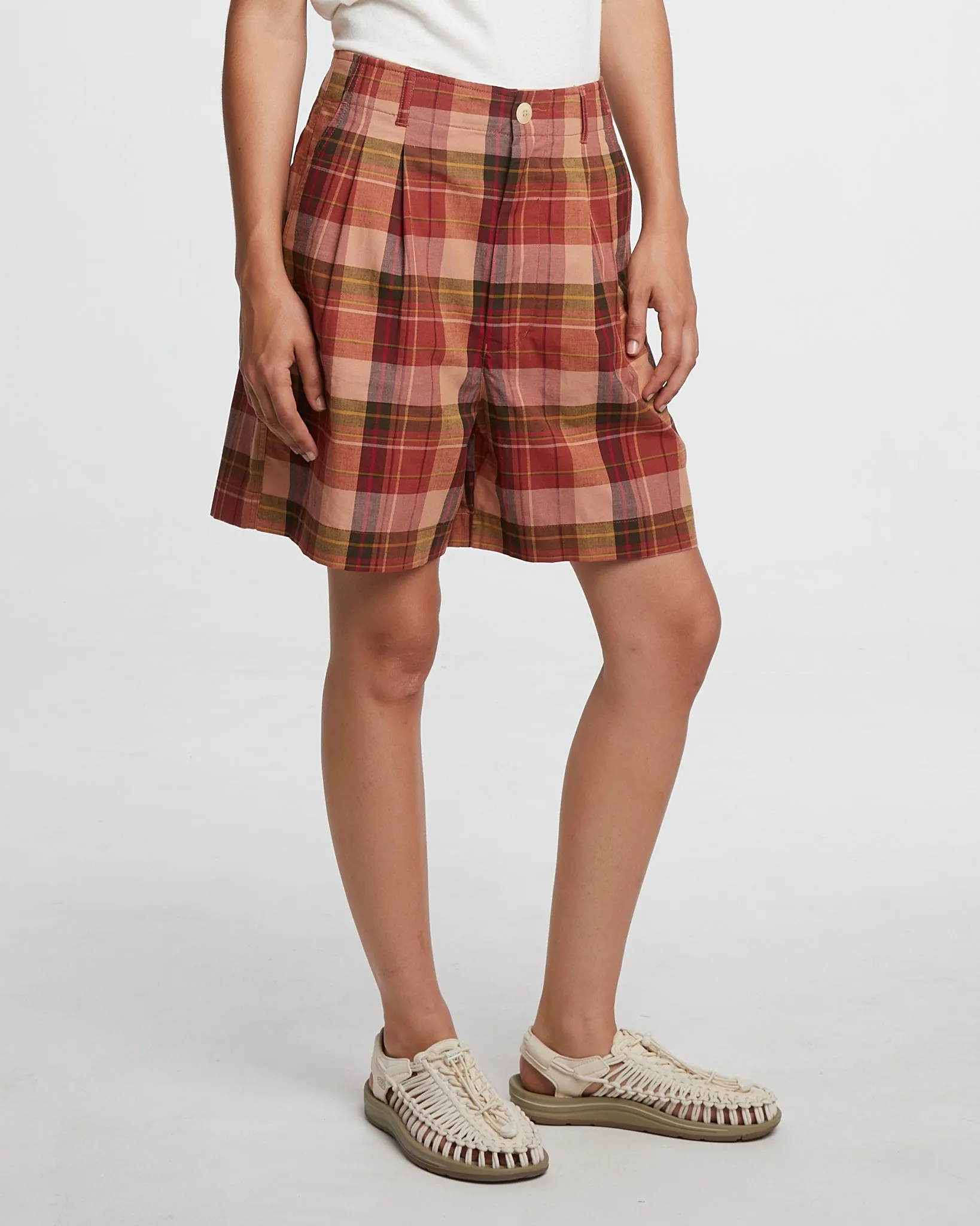 G.o.D River Short Voodoo Check Sienna sold by Eat Dust product image thumbnail 3