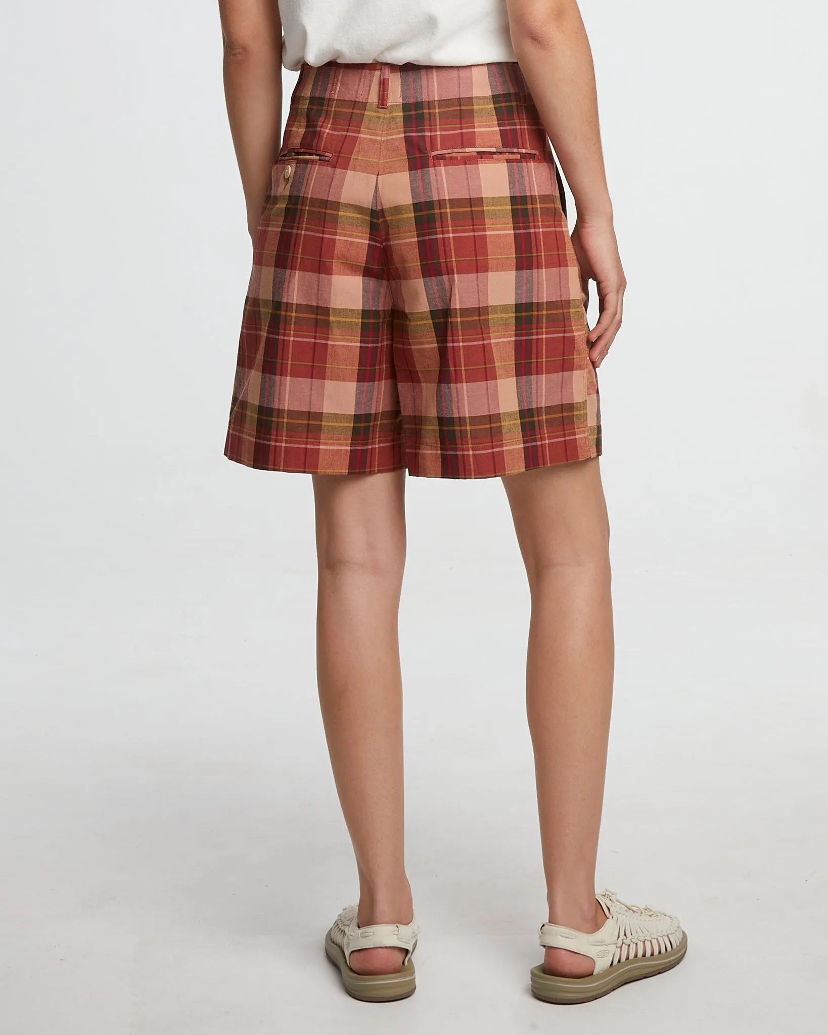 G.o.D River Short Voodoo Check Sienna sold by Eat Dust product image thumbnail 5