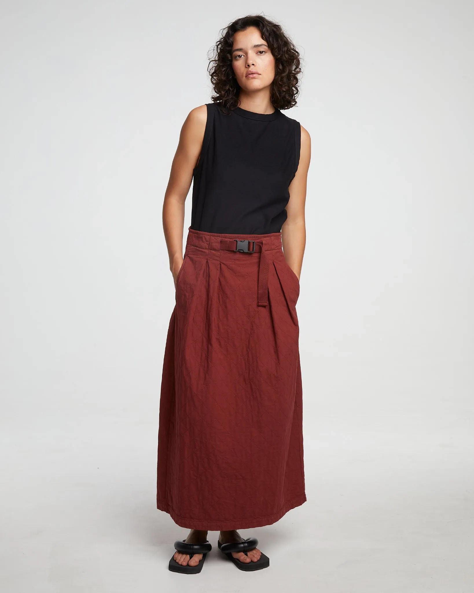 G.o.D Tulip Skirt Mighty Cotton Cinnamon sold by Eat Dust product image thumbnail 3