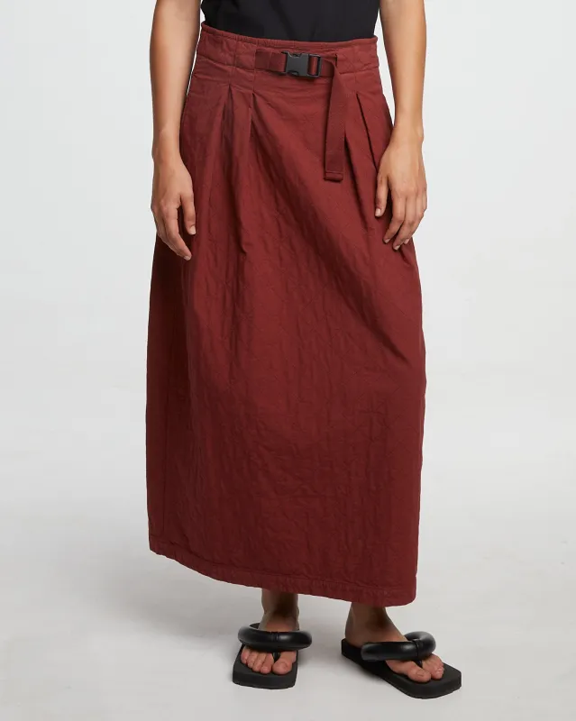 G.o.D Tulip Skirt Mighty Cotton Cinnamon sold by Eat Dust