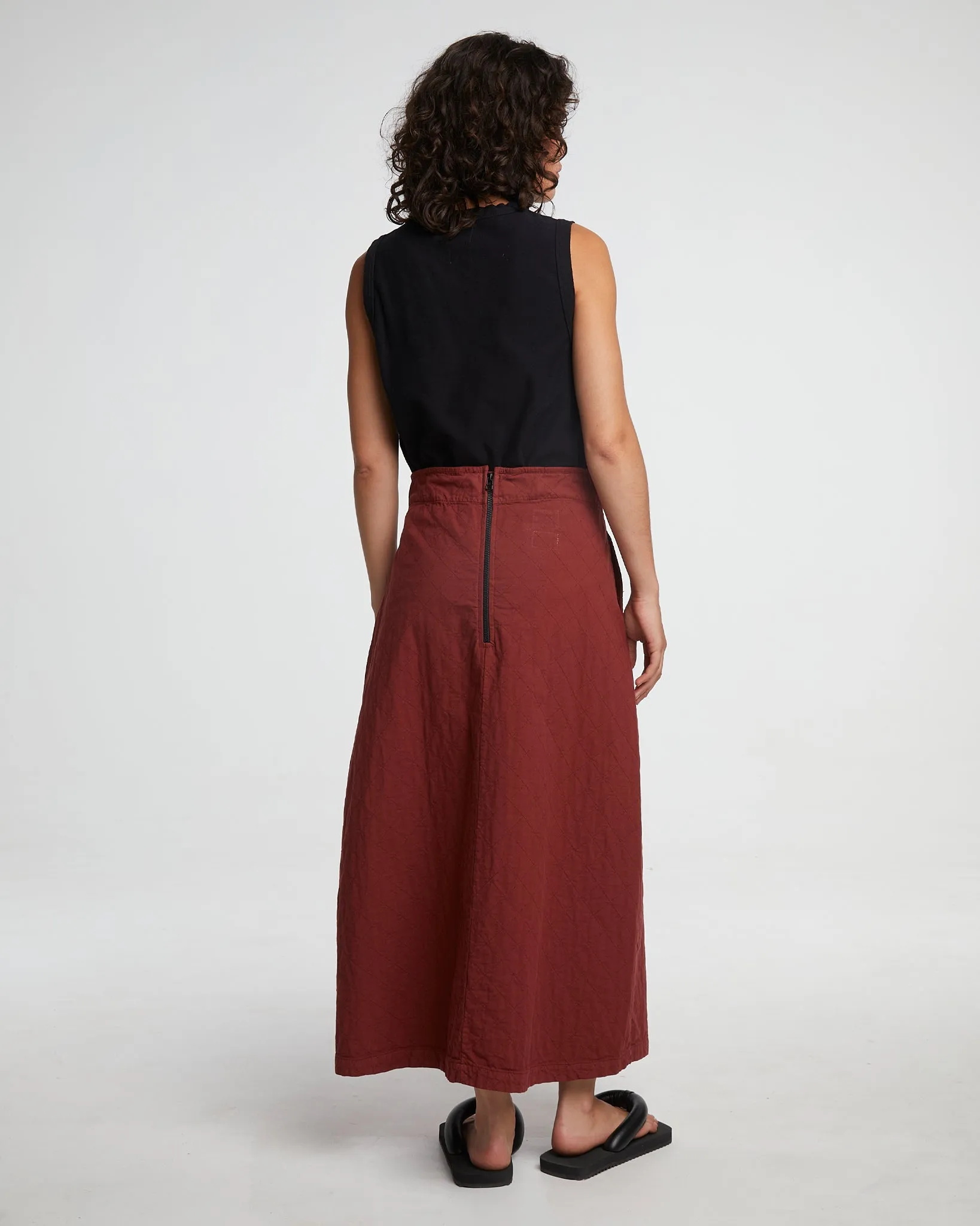 G.o.D Tulip Skirt Mighty Cotton Cinnamon sold by Eat Dust product image thumbnail 5